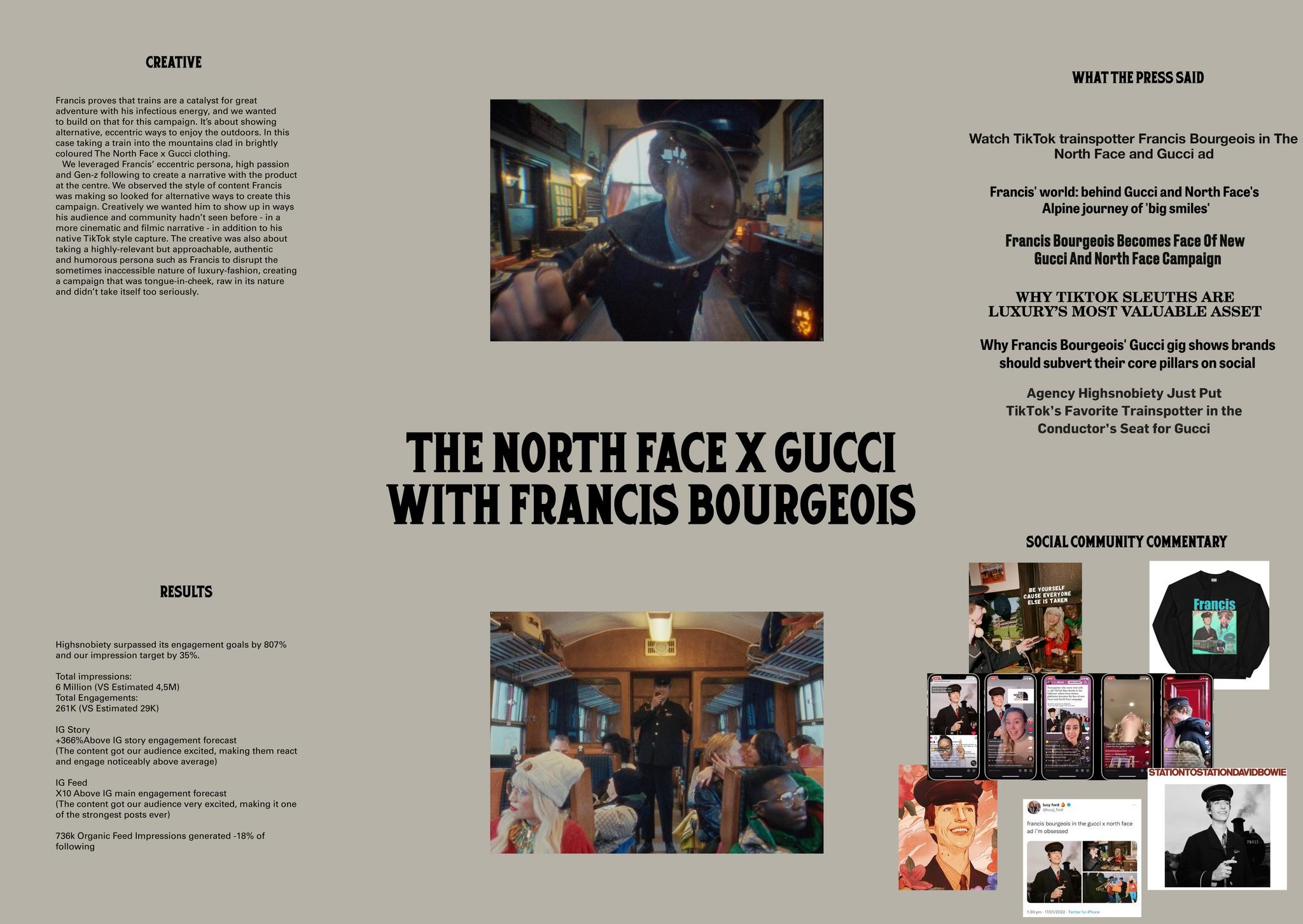 The North Face x Gucci with Francis Bourgeois