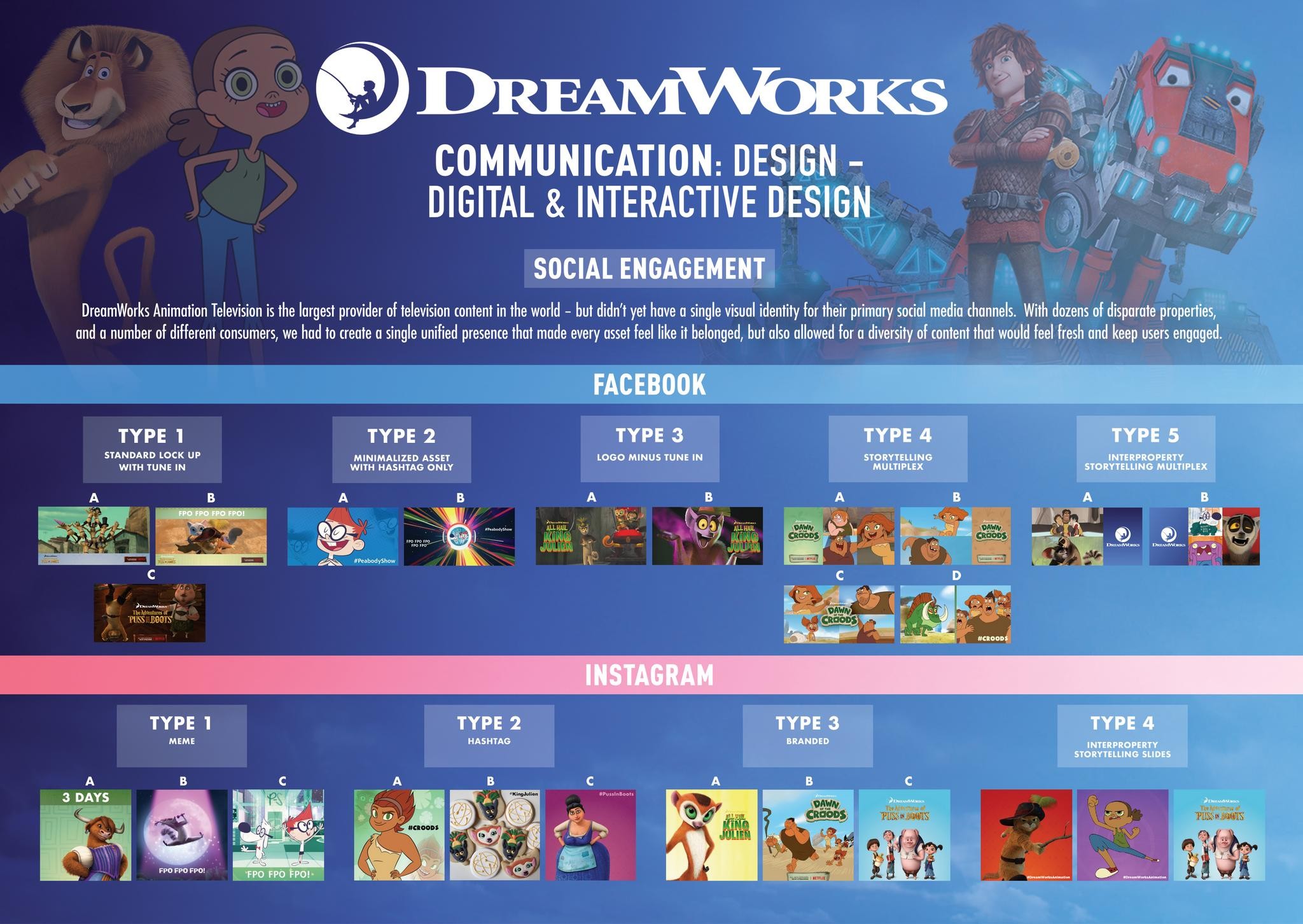 DreamWorks Animation Social Brand Refresh