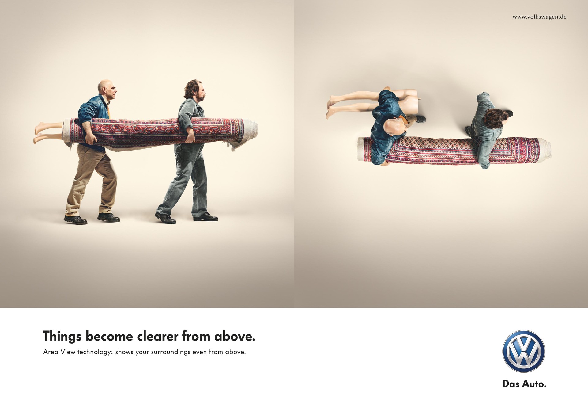Креативная реклама ковров