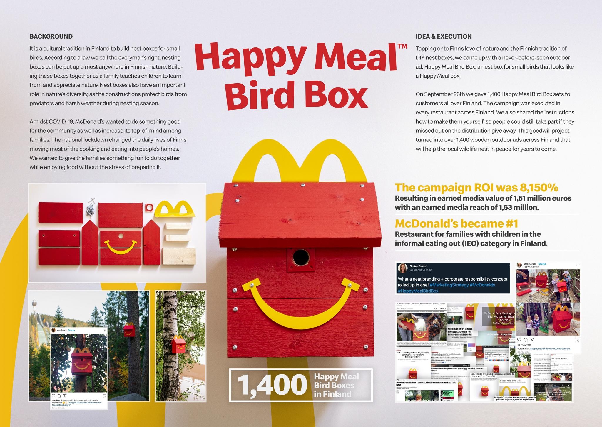 Happy Meal Bird Box