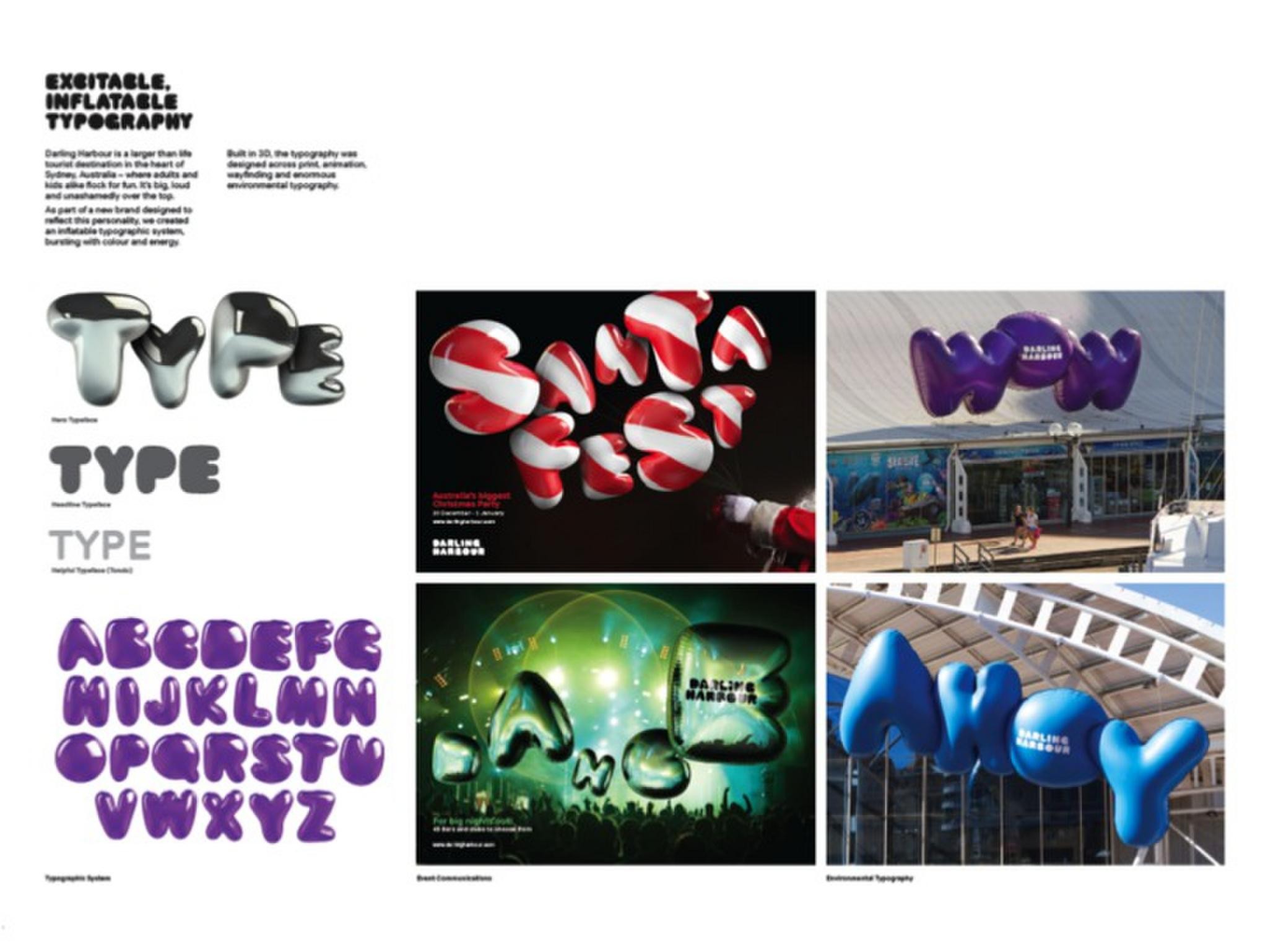 EXCITABLE, INFLATABLE TYPOGRAPHY