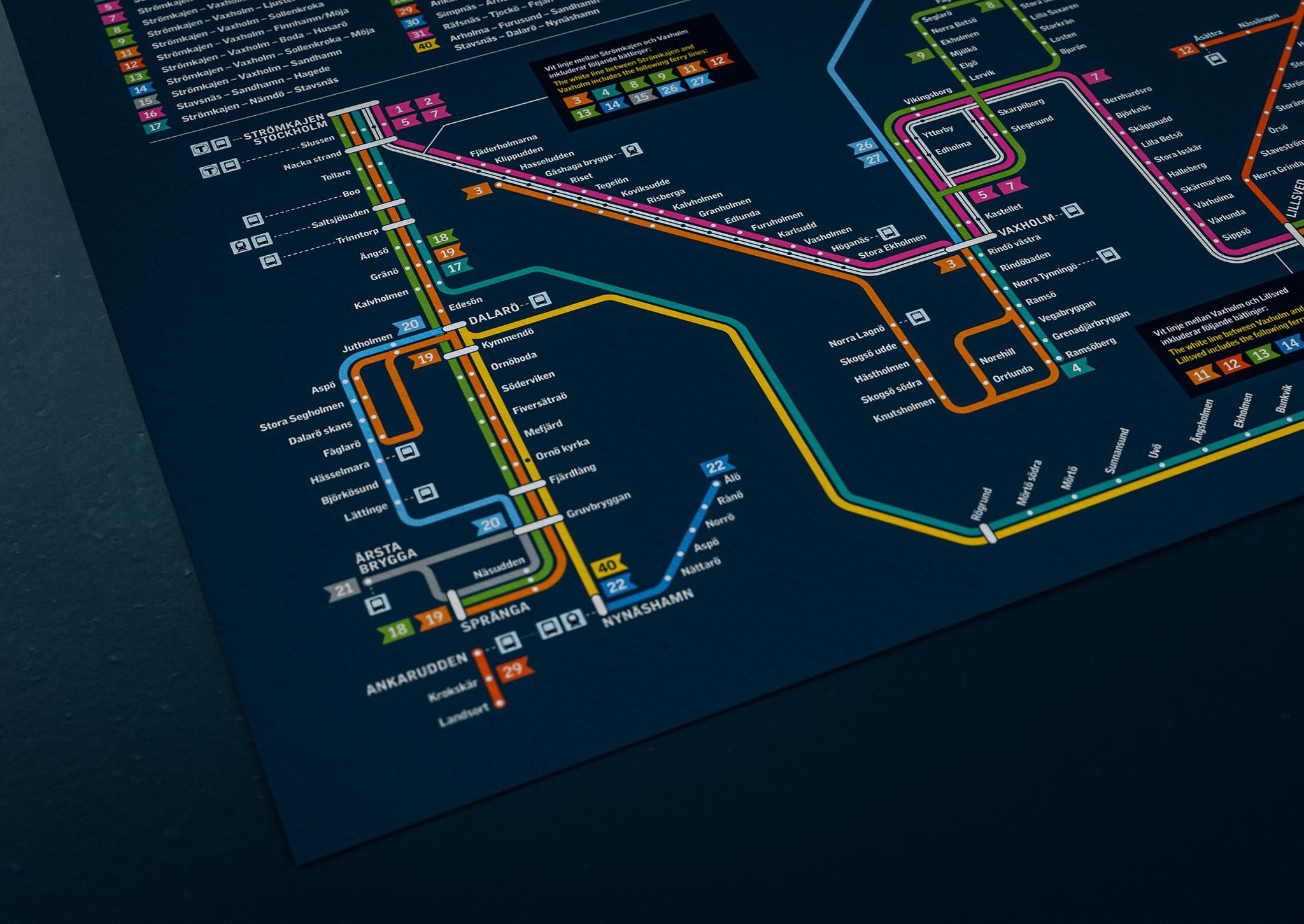 The Ferry Network Map | Campaign | THE WORK
