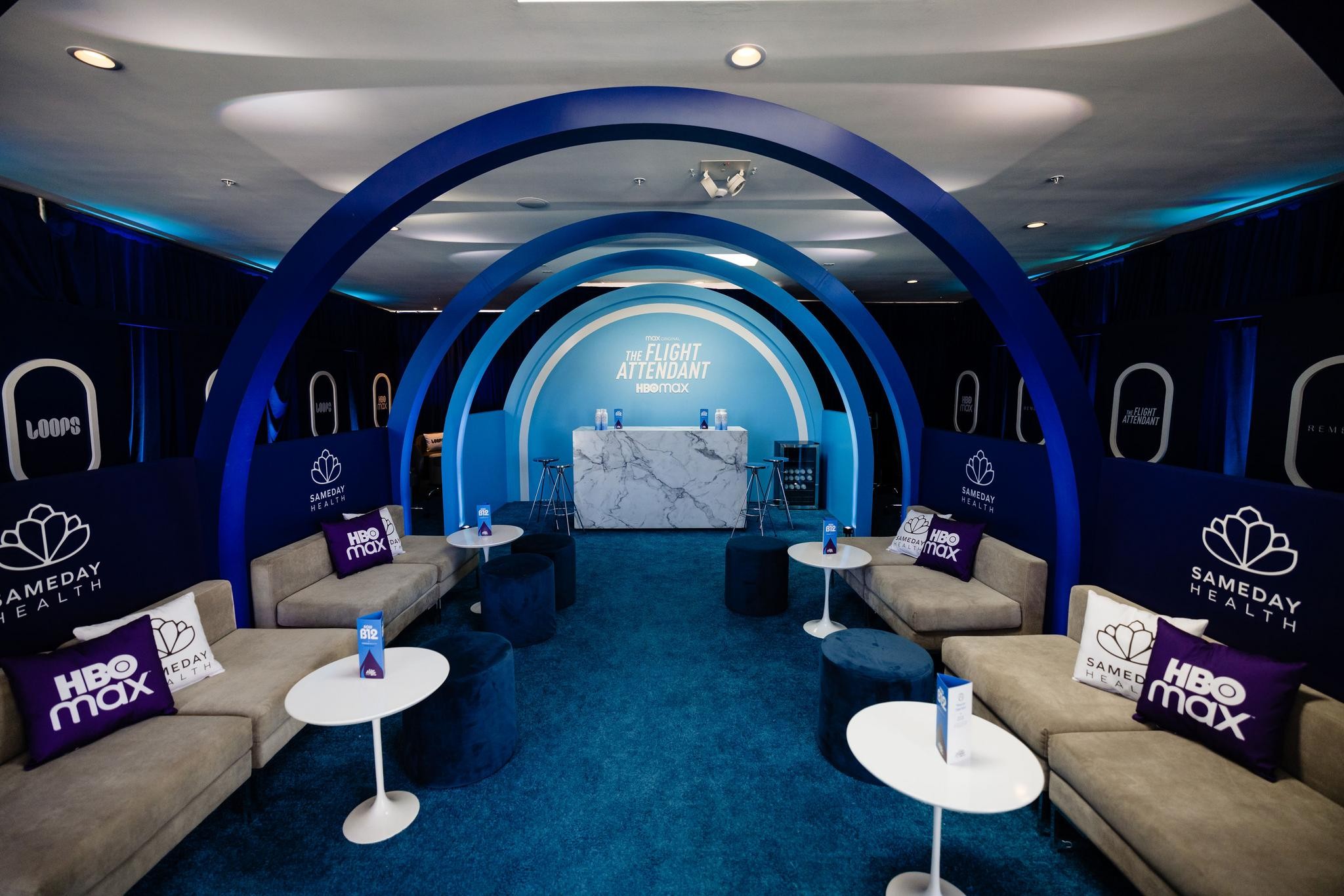 The Flight Attendant S2 Preflight Lounge