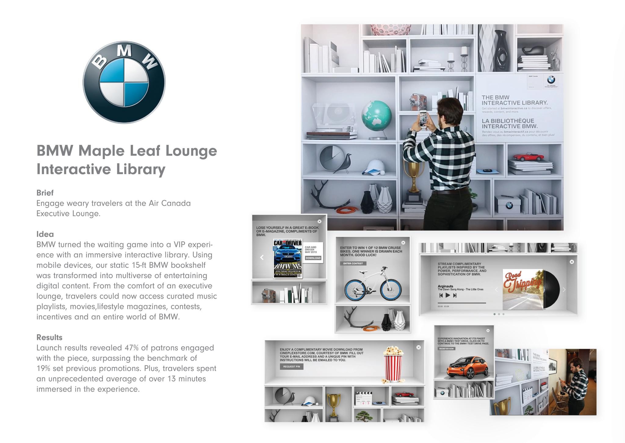 BMW MAPLE LEAF LOUNGE INTERACTIVE LIBRARY