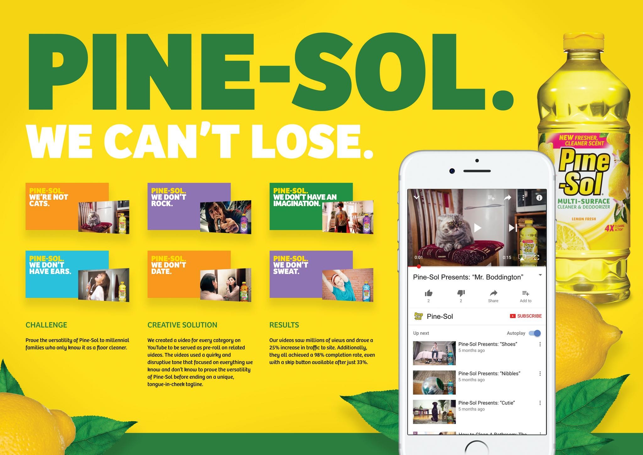 Pine-Sol. We Clean A Lot of Things.