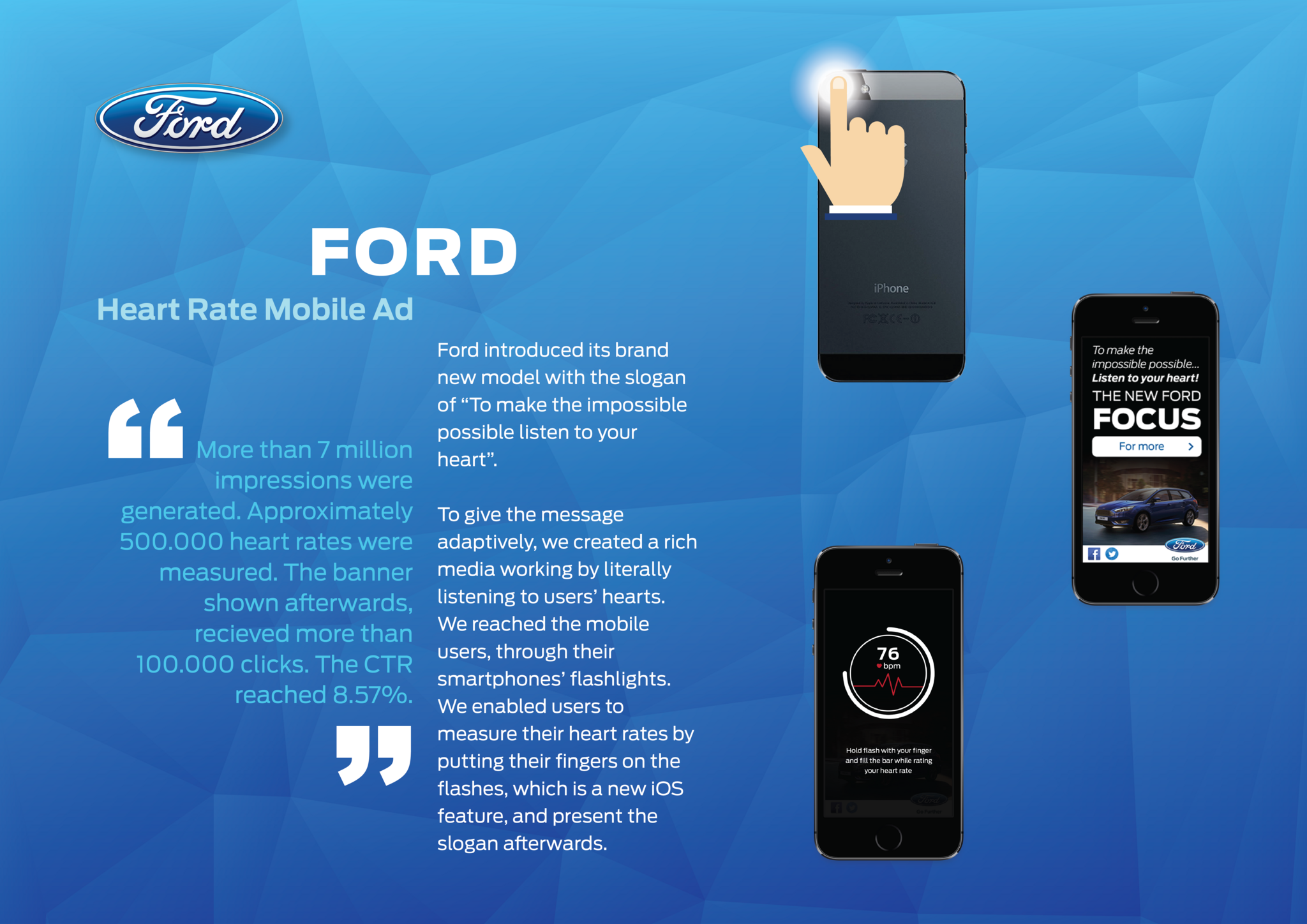 FORD - HEART RATE MOBILE AD