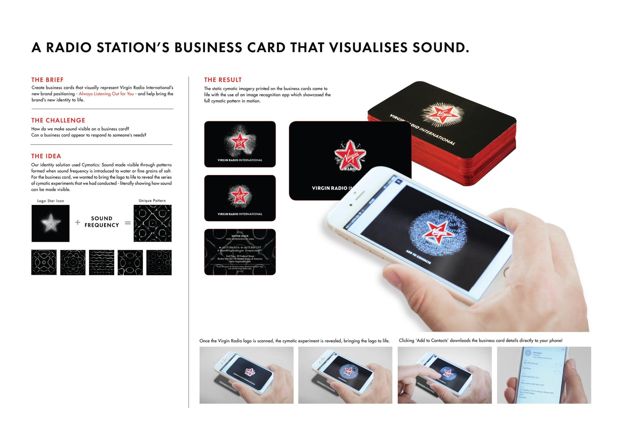 Always Listening Out For You: Interactive Business Card