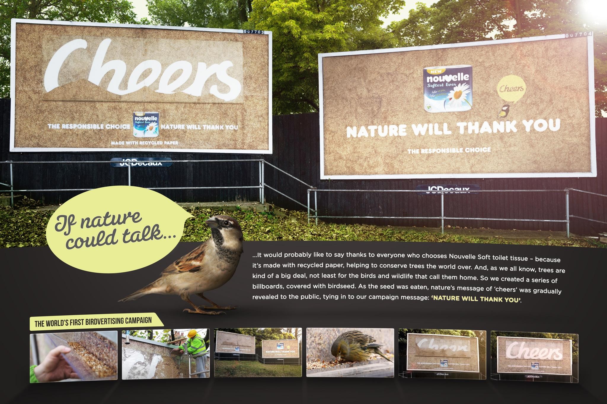 NOUVELLE BIRDVERTISING | Campaign | THE WORK