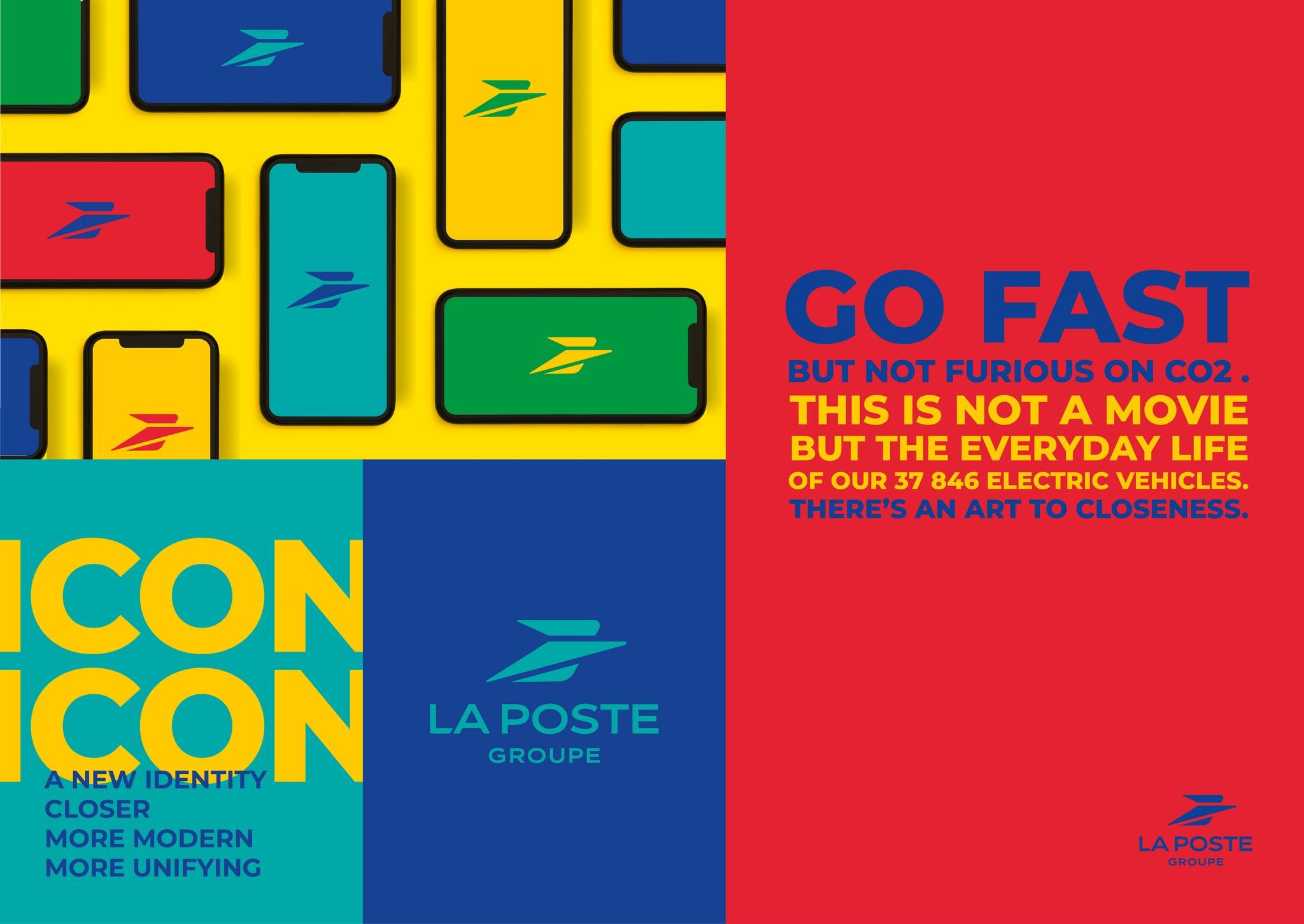 LA POSTE GROUP REVEALS ITS TRANSFORMATION WITH A NEW VISUAL IDENTITY.