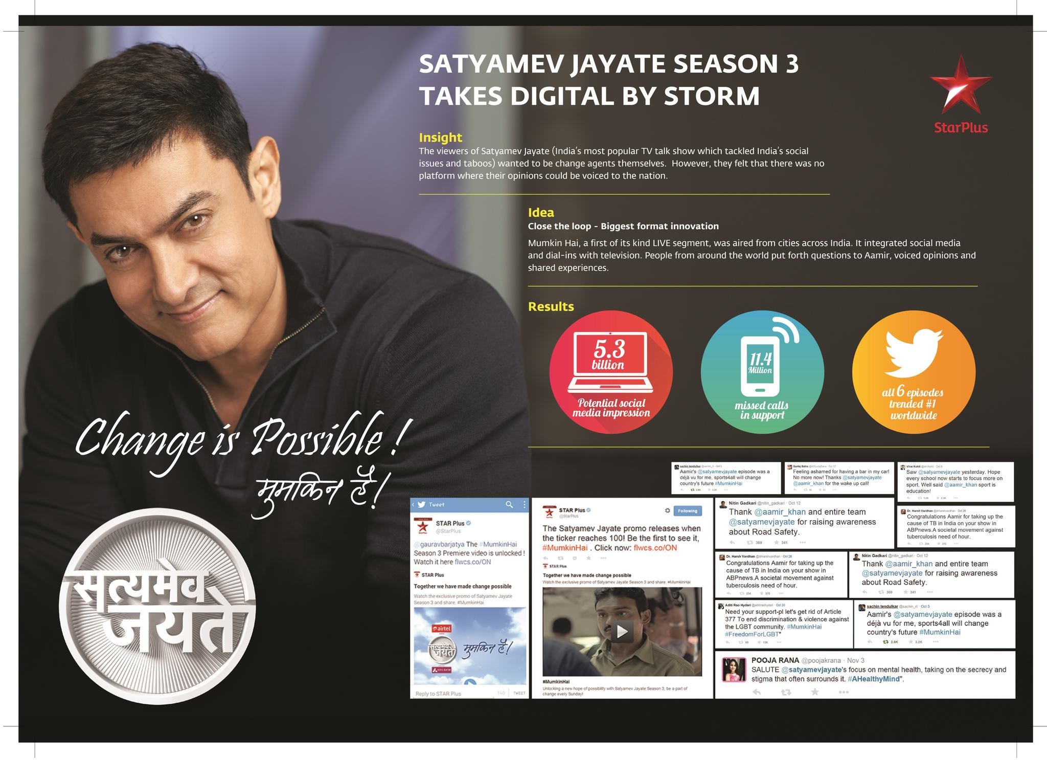 SATYAMEV JAYATE SEASON 3 - TAKES DIGITAL BY STORM