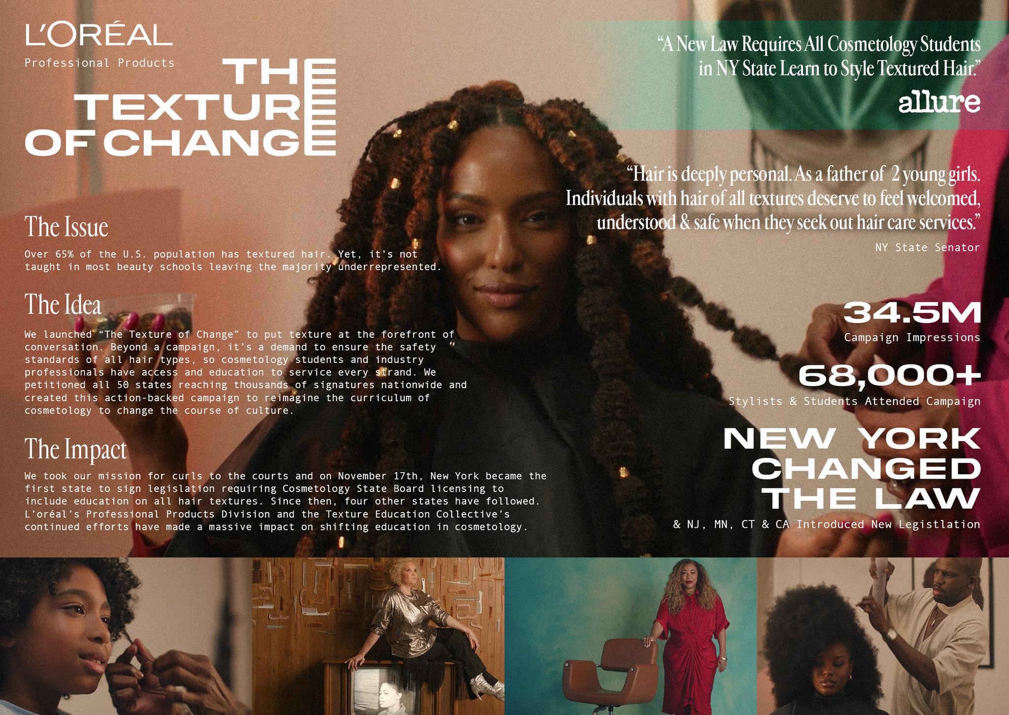 L'Oréal - Texture of Change | Campaign | THE WORK