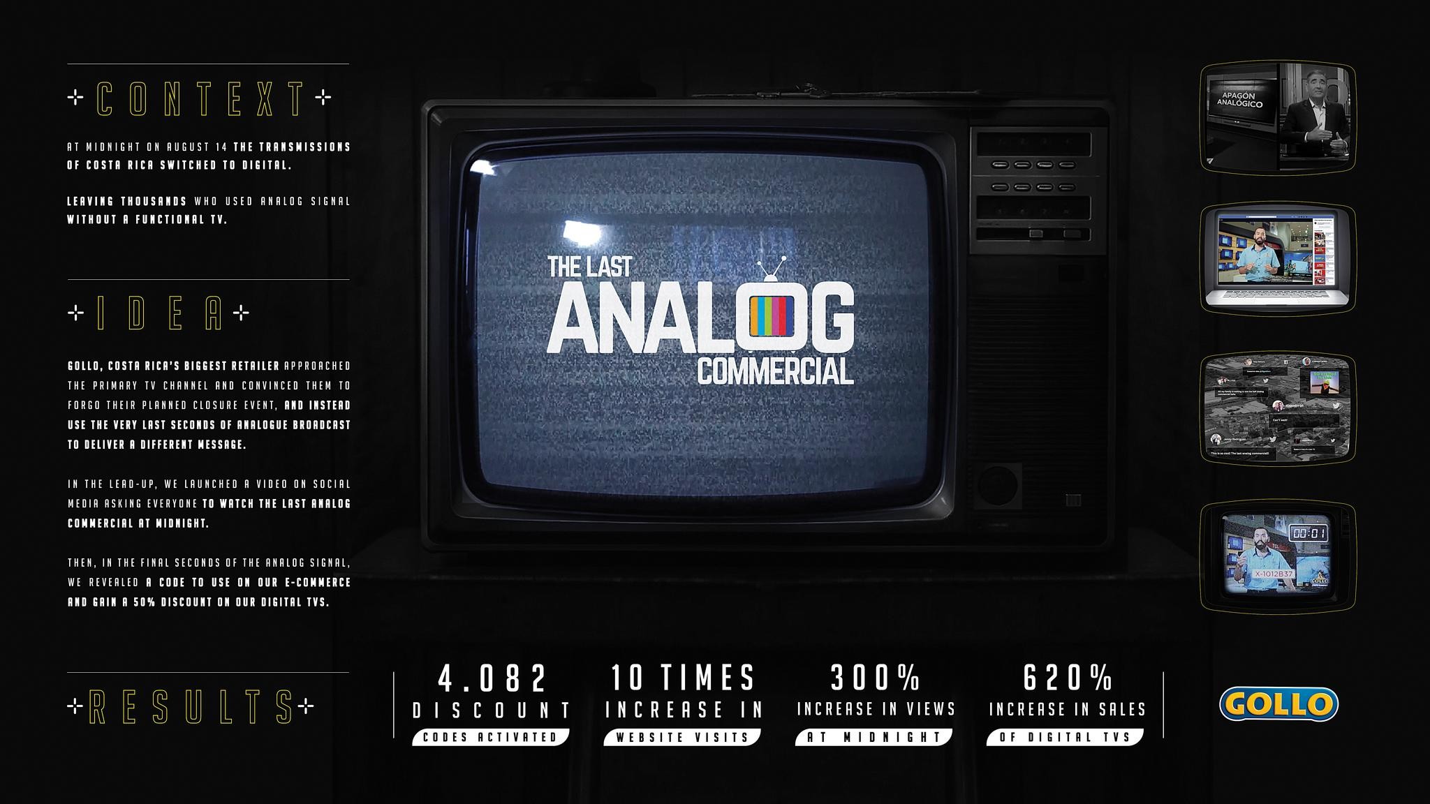 The Last Analog Commercial