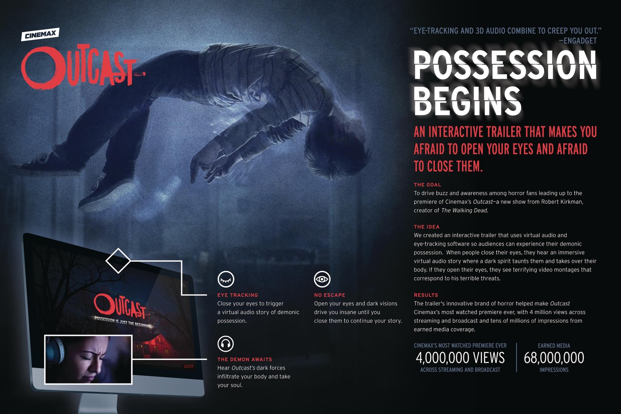 OUTCAST INTERACTIVE TRAILER: “POSSESSION BEGINS”