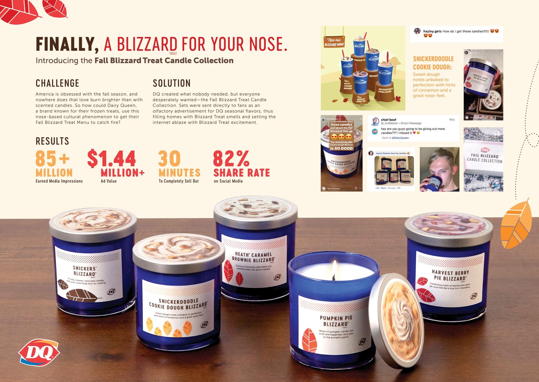 The Fall Blizzard Candle Collection