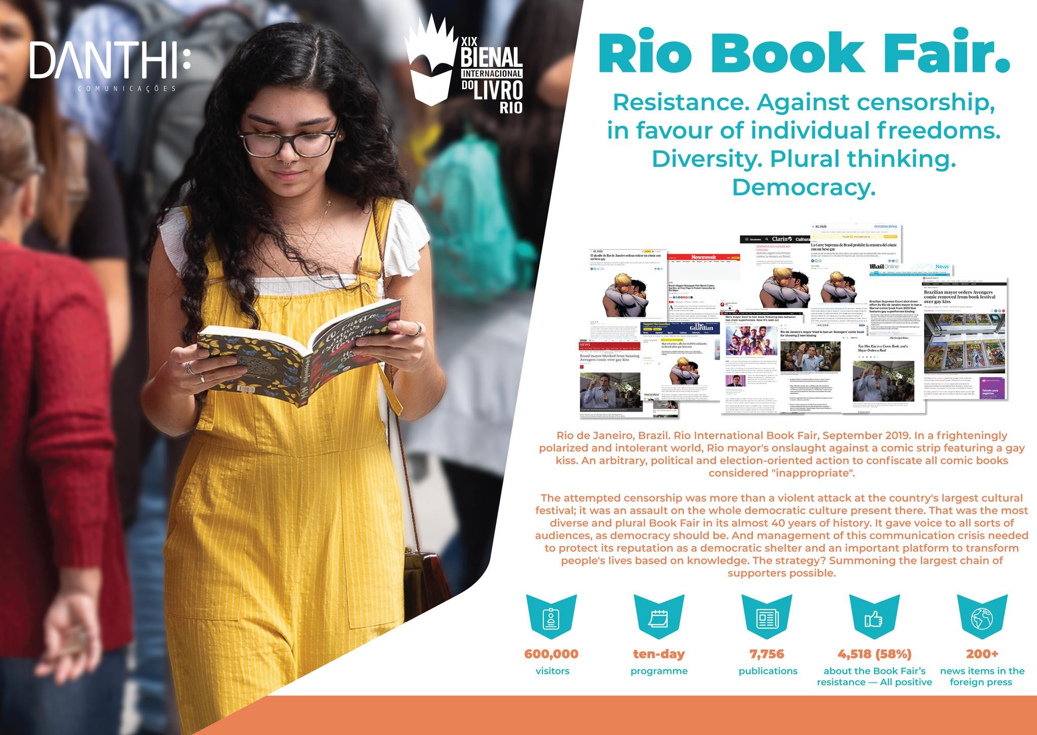 Crisis management and combating censorship at the Rio Book Biennial 