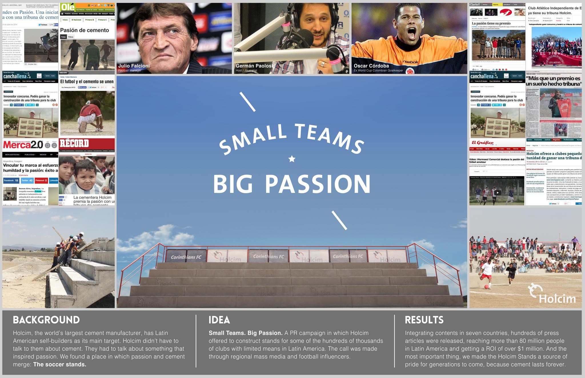 SMALL TEAMS. BIG PASSION.