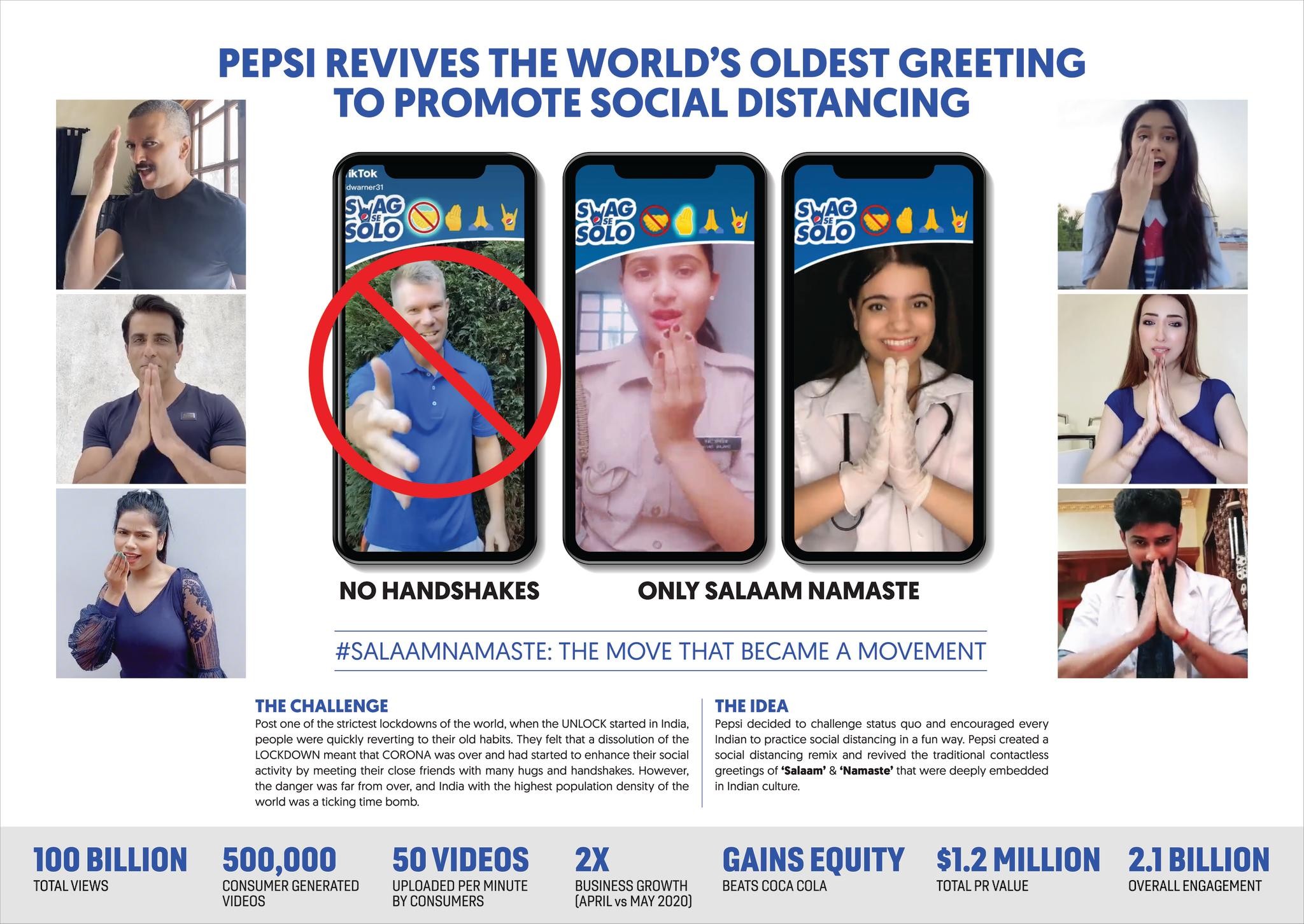 Pepsi revives the world's oldest greeting to promote social distancing
