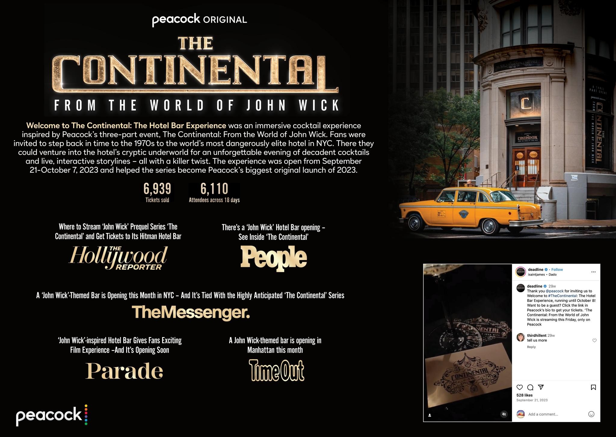 Welcome to The Continental: The Hotel Bar Experience