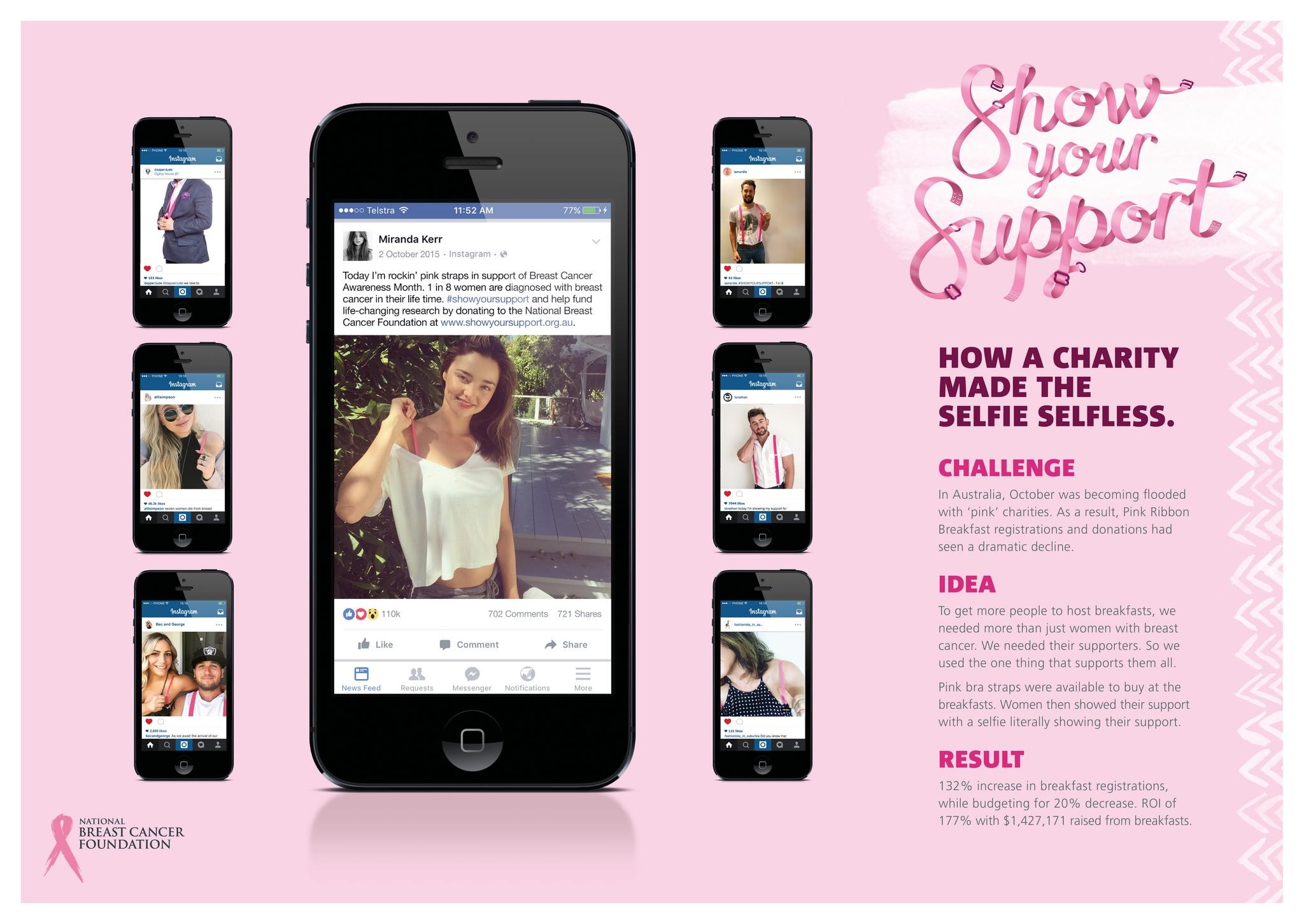How NBCF turned a selfie into a selfless act