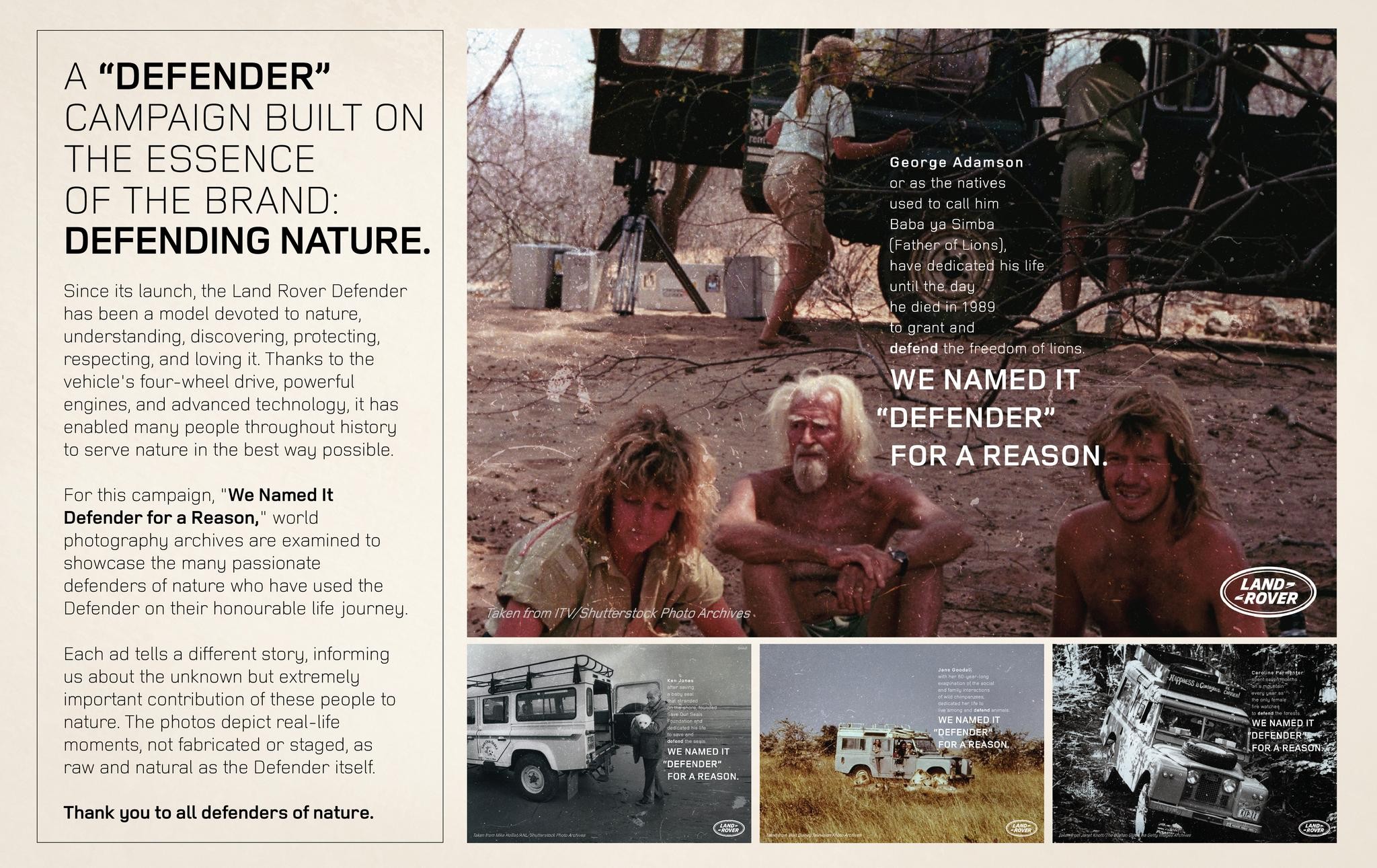 We Named It ''Defender'' For A Reason - George Adamson