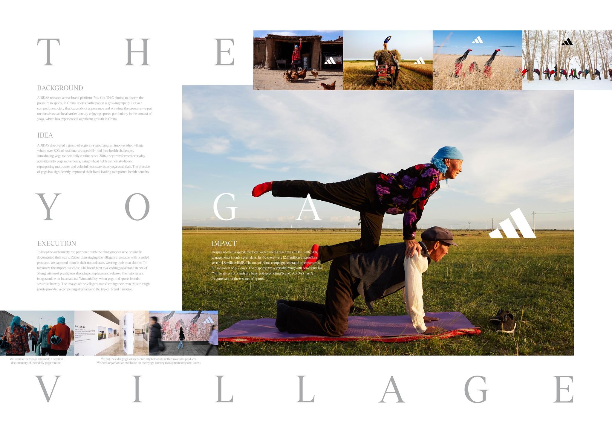 Yoga Village Print Campaign THE WORK