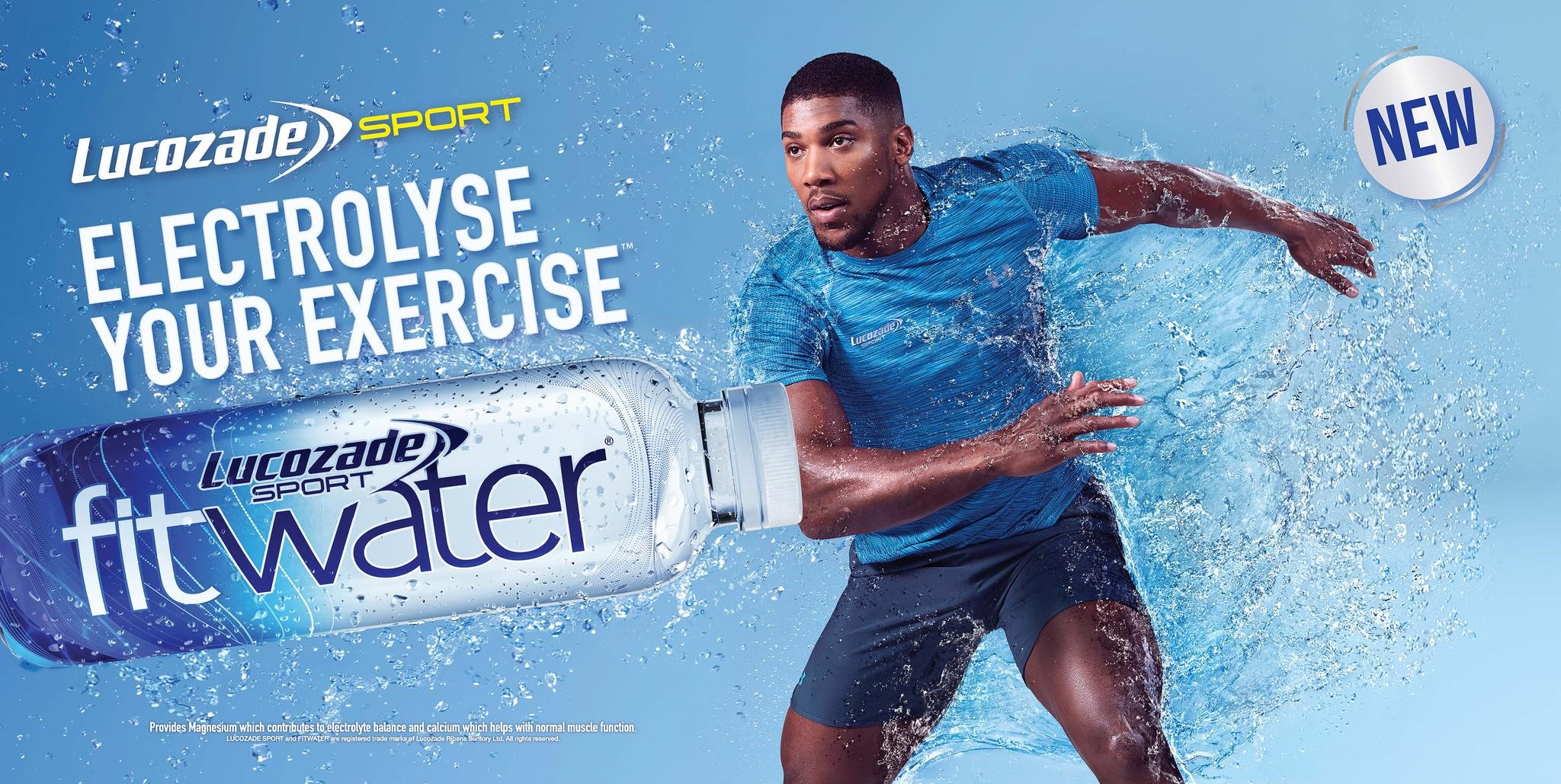 Lucozade Sport Fitwater Anthony Joshua Photography