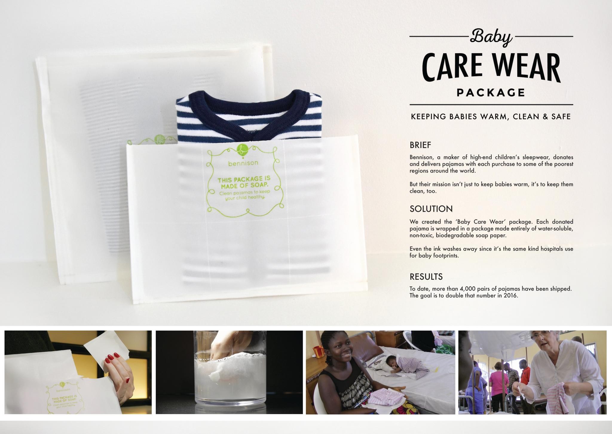 Bennison 'Baby Care Wear' Package