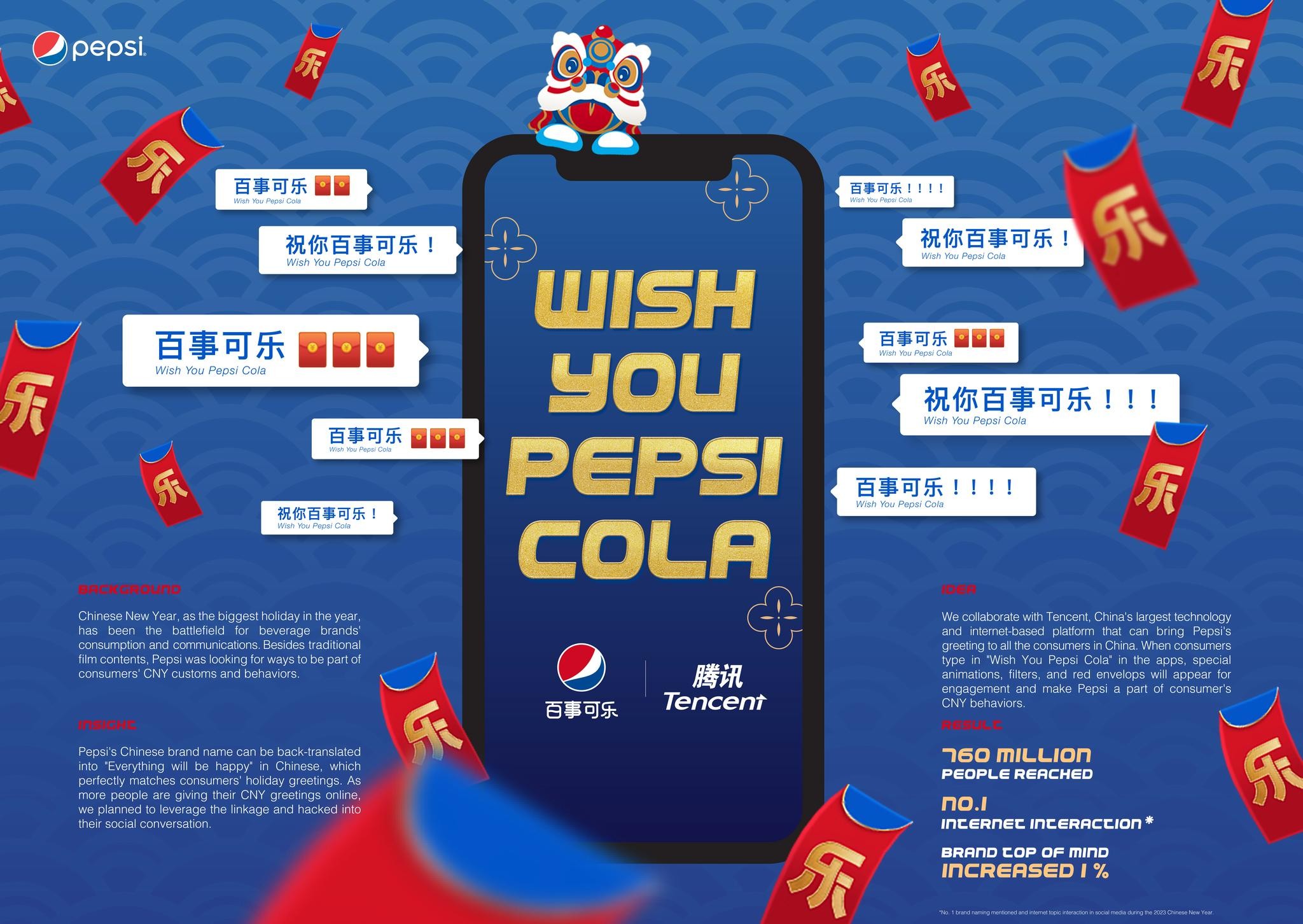 Pepsi  - "Wish You Pepsi Cola"