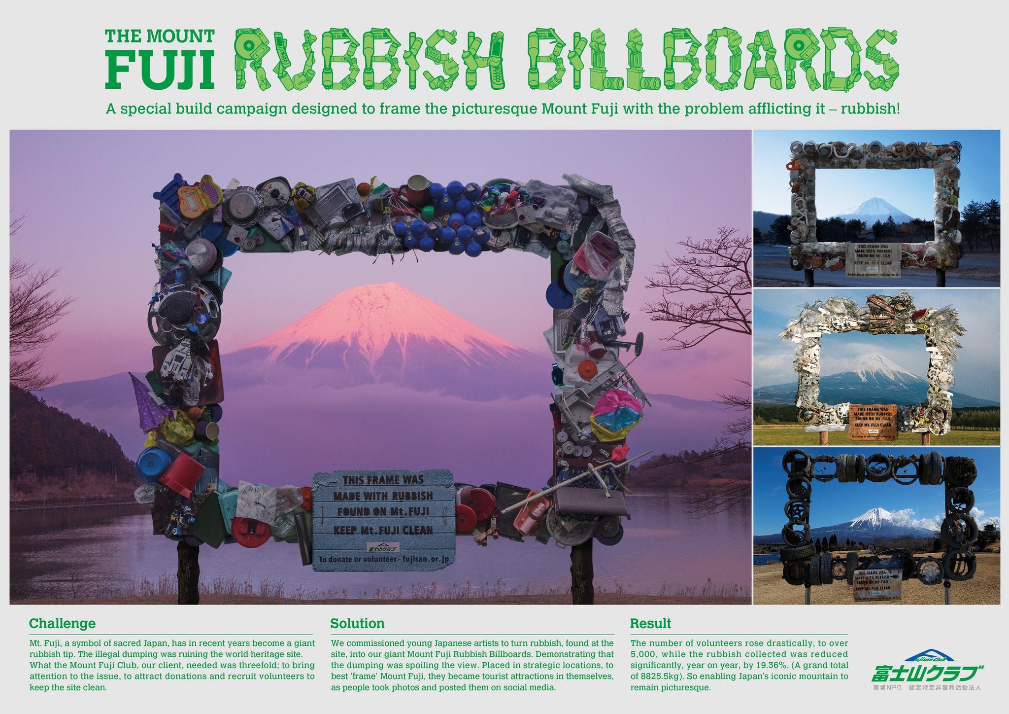 MT. FUJI RUBBISH BILLBOARDS
