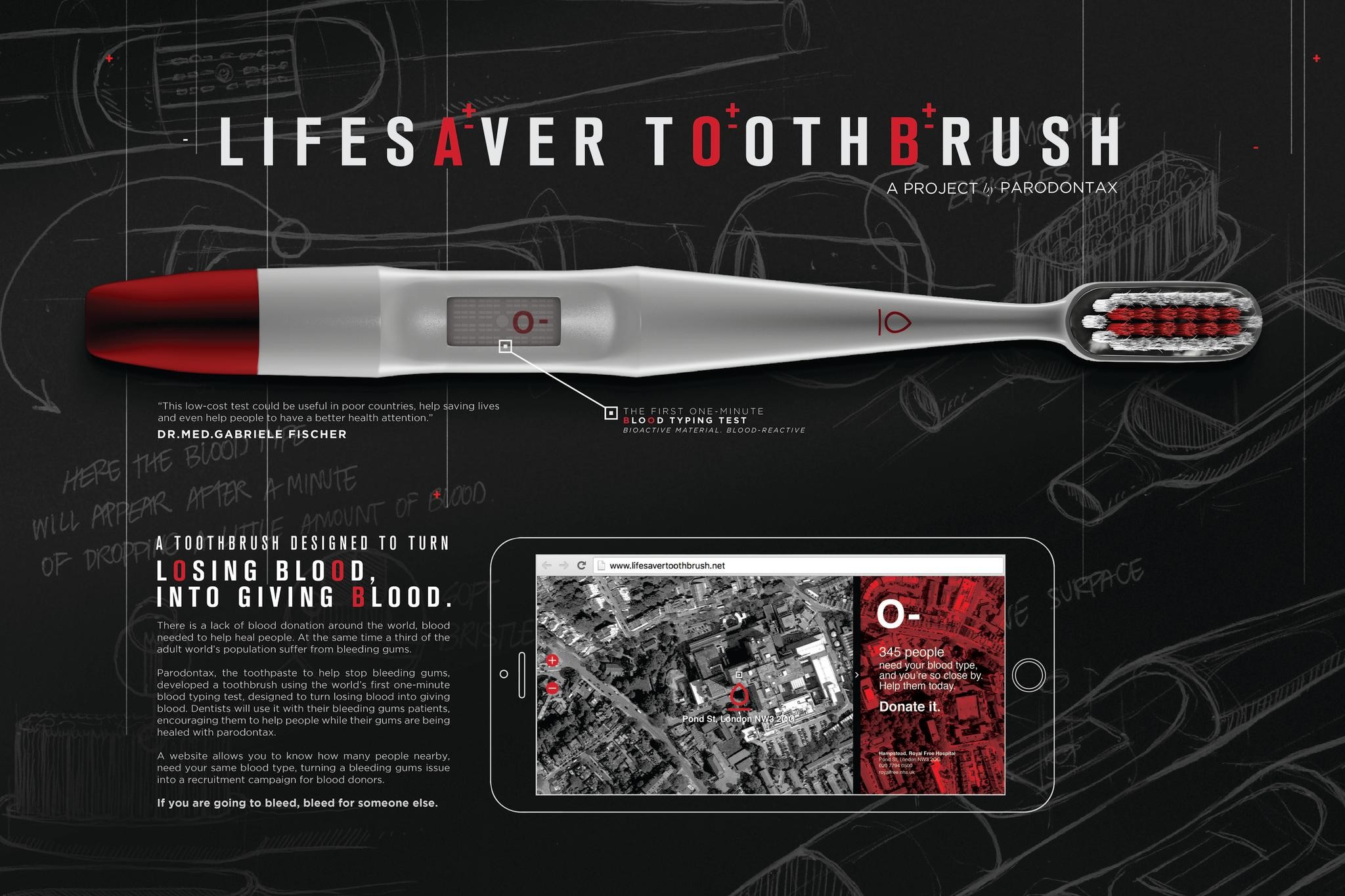 Lifesaving Toothbrush
