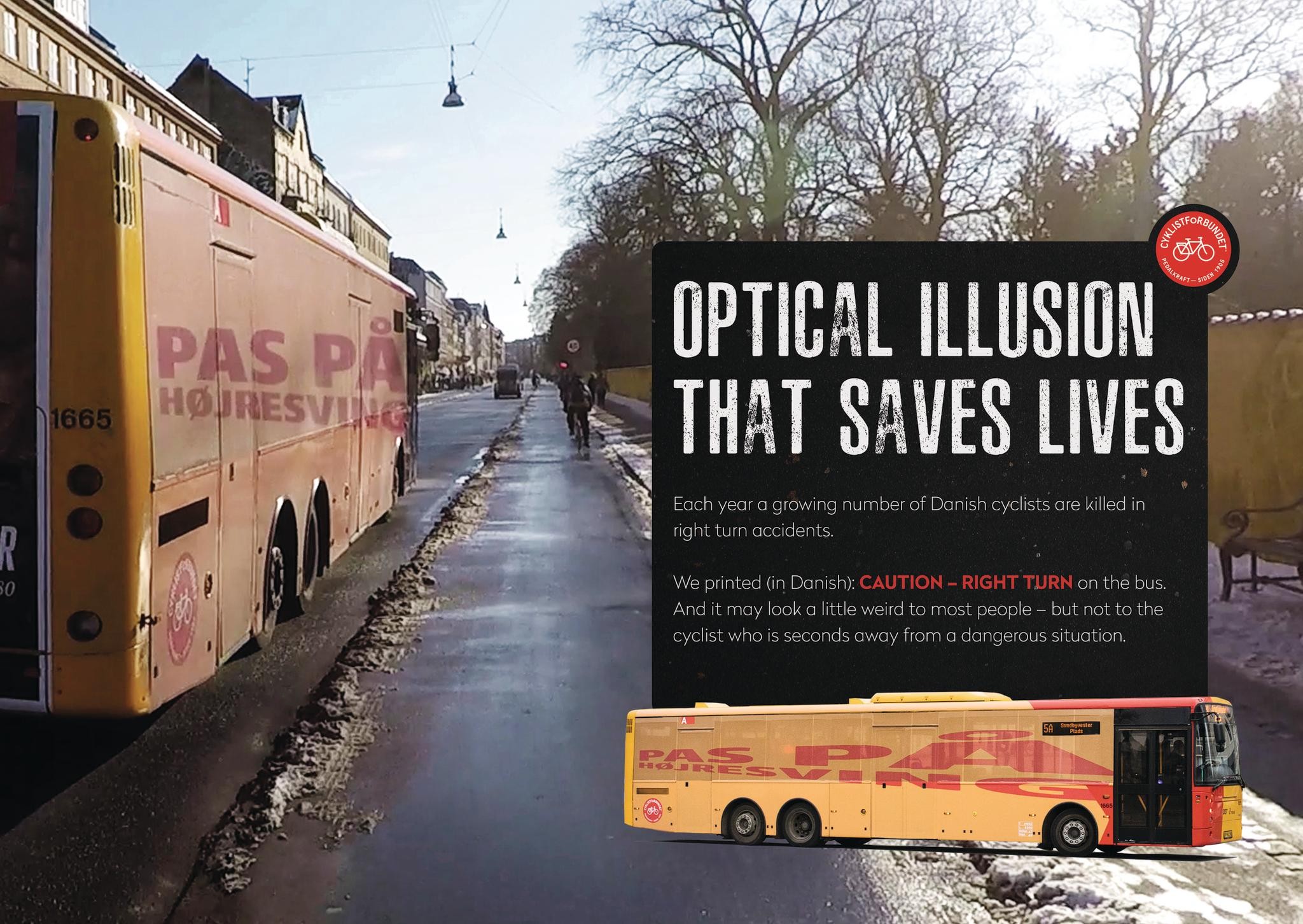 Optical illusion saves lives