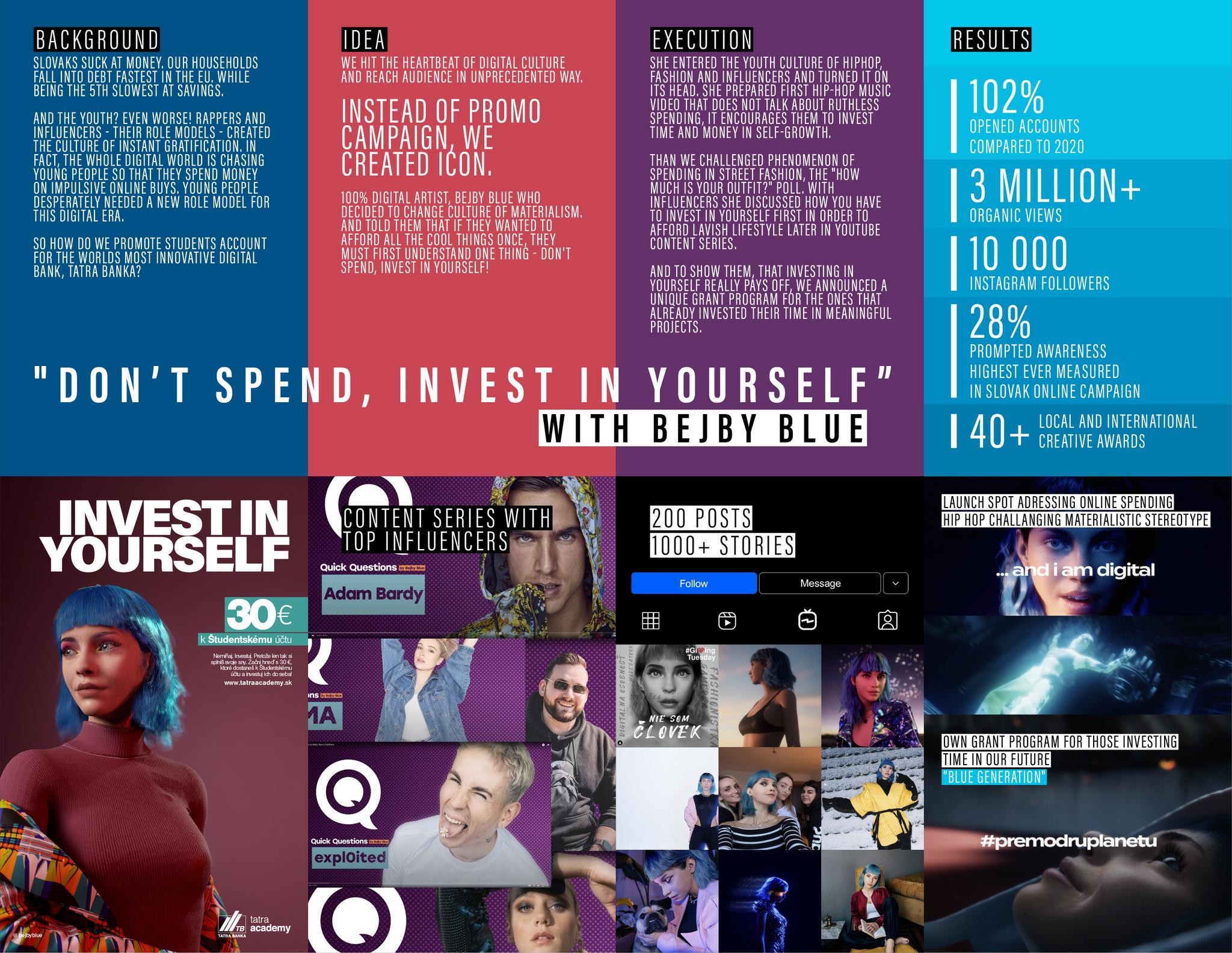"Don't spend, invest in yourself!" with Bejby Blue