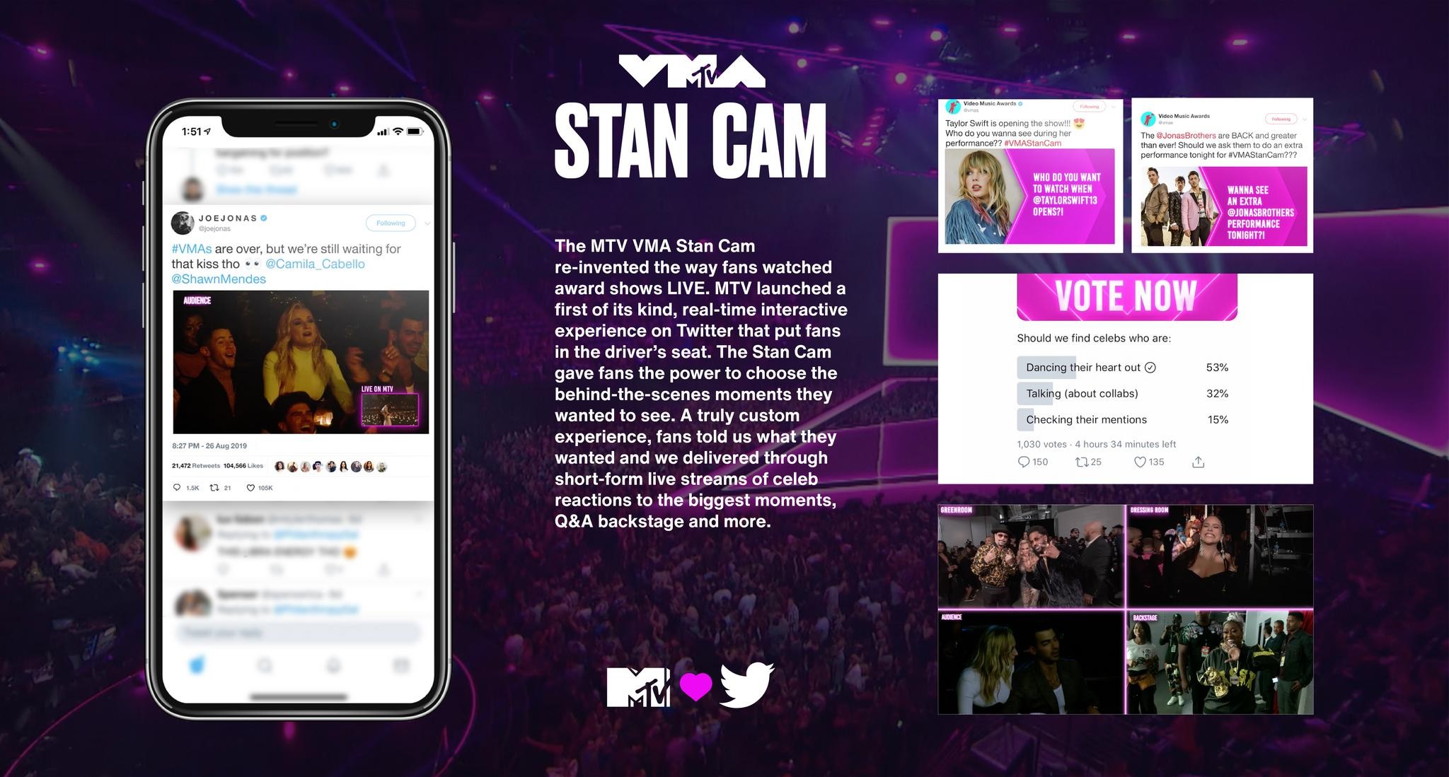 2019 MTV VIDEO MUSIC AWARDS STAN CAM