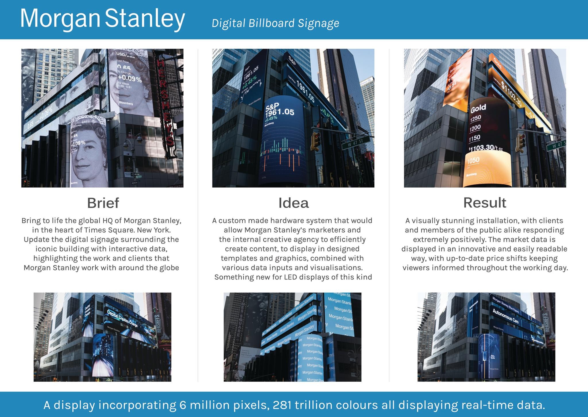 Morgan Stanley 'Digital Signage'