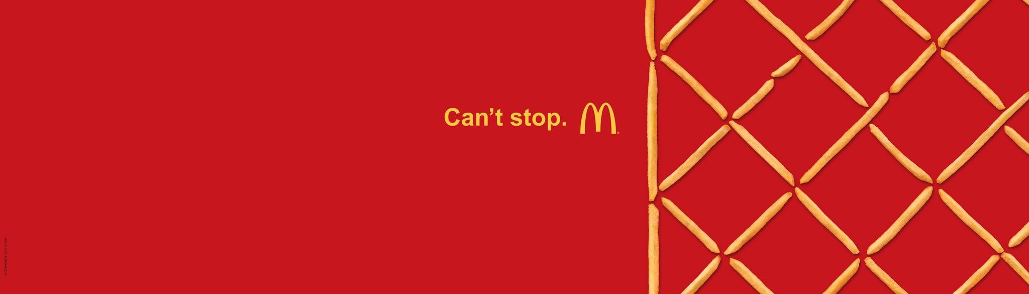 McDonald's "Can't Stop" Billboard