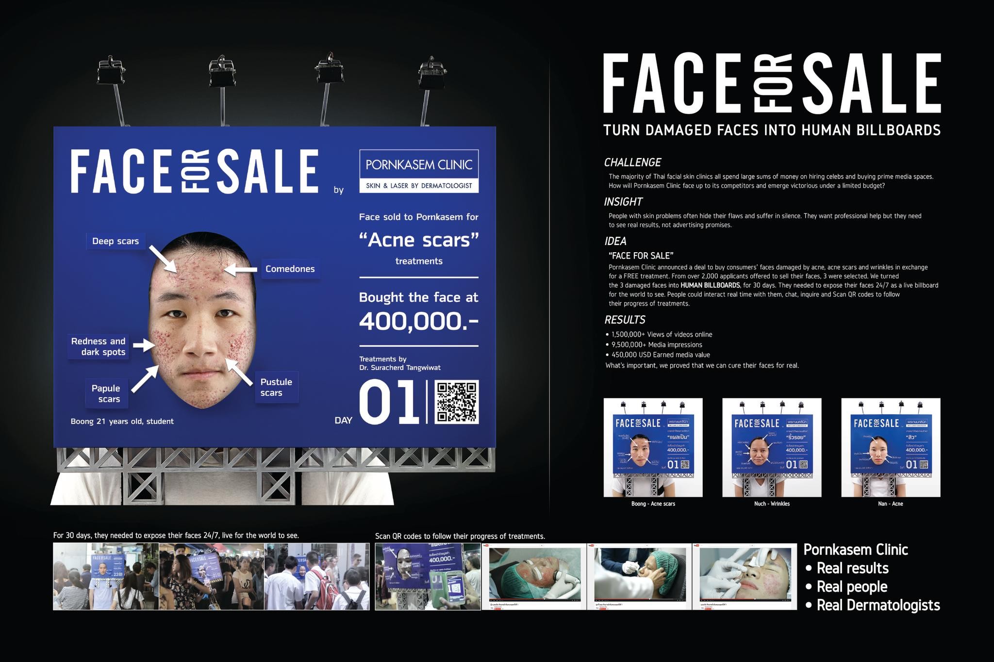 FACE FOR SALE