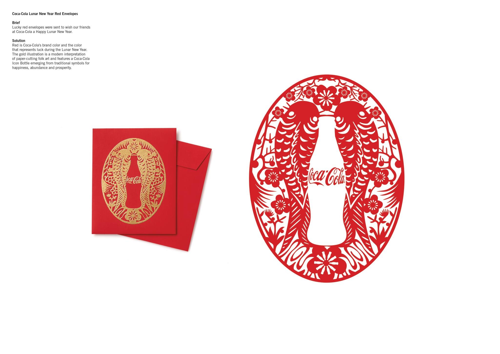 COCA-COLA LUNAR NEW YEAR RED ENVELOPES