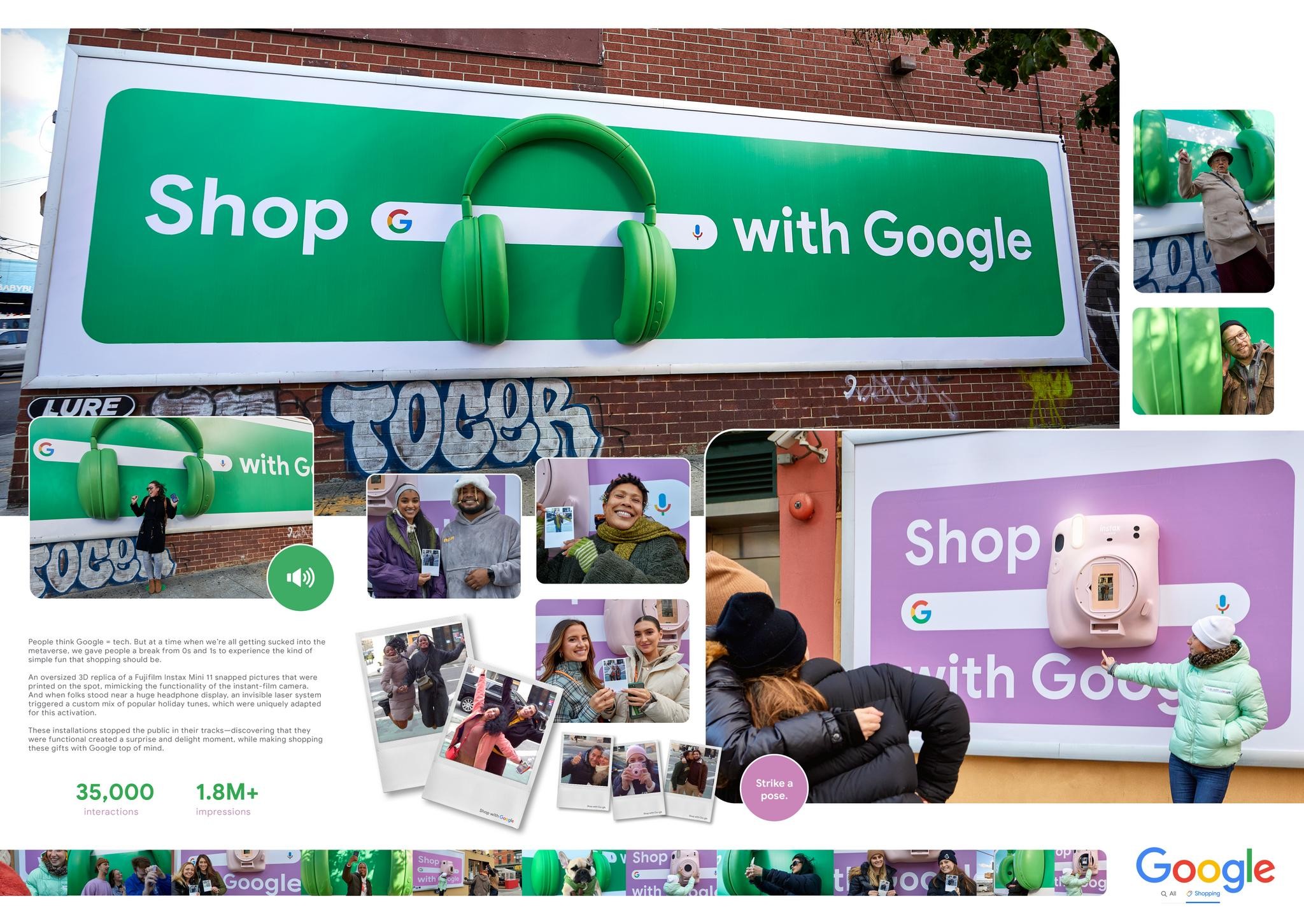 Google Shopping Experiential OOH