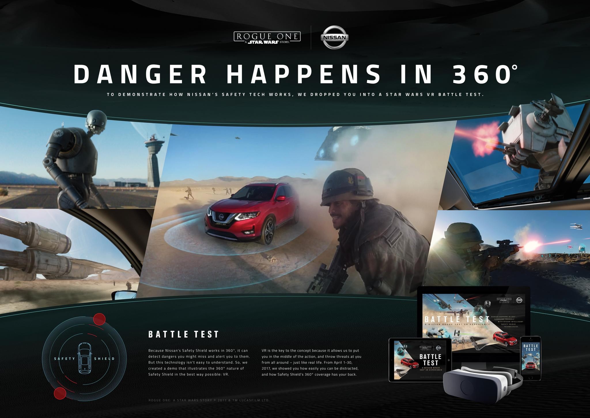 Battle Test: A Nissan Rogue® 360° VR Experience