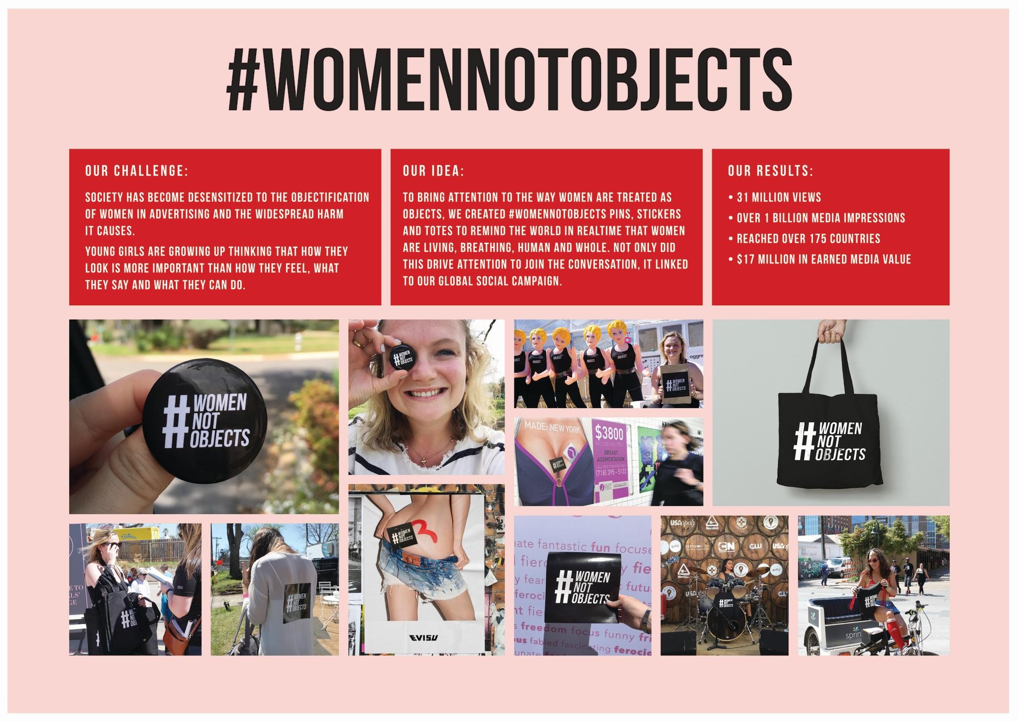 #WOMENNOTOBJECTS