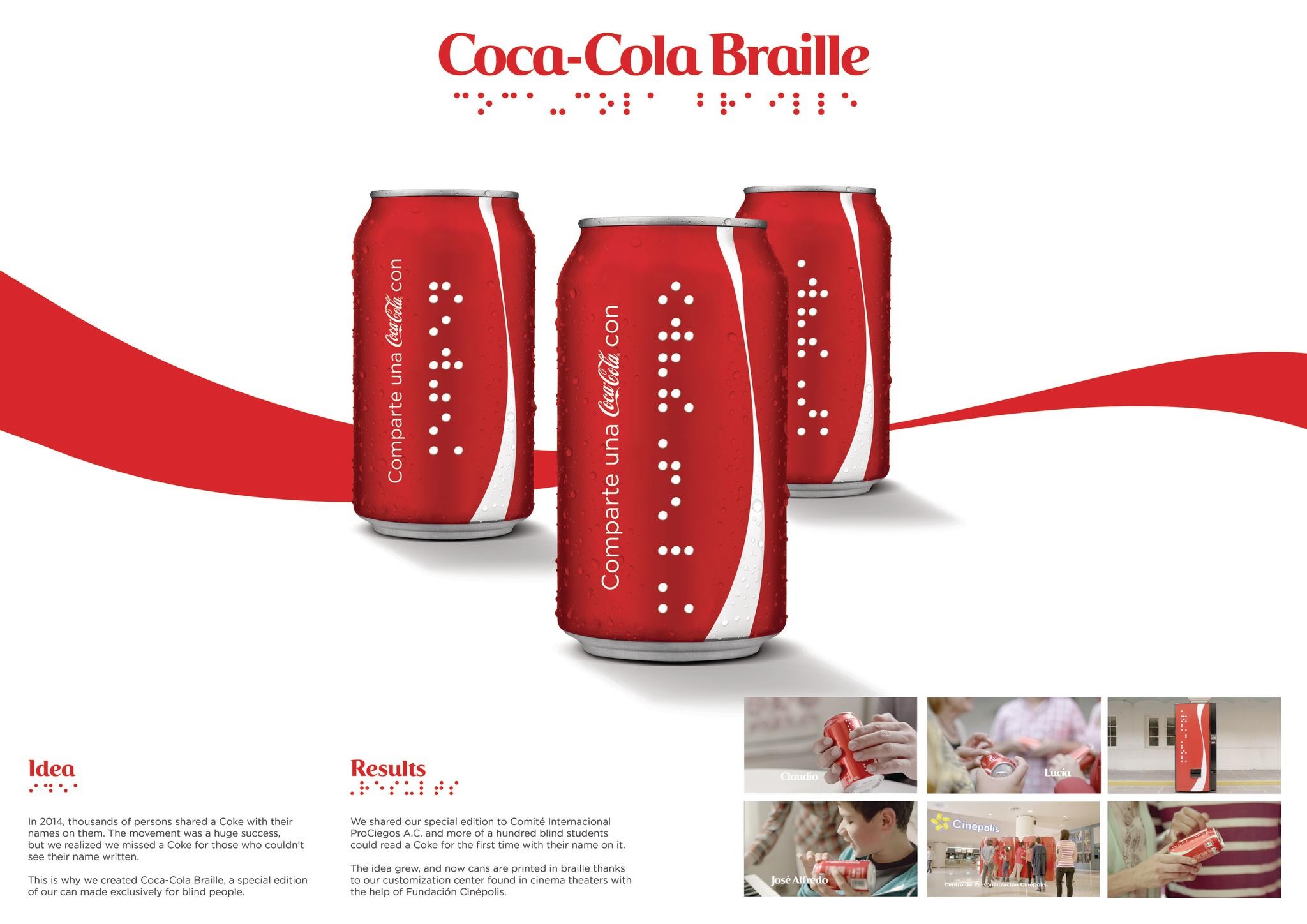 COCA-COLA BRAILLE