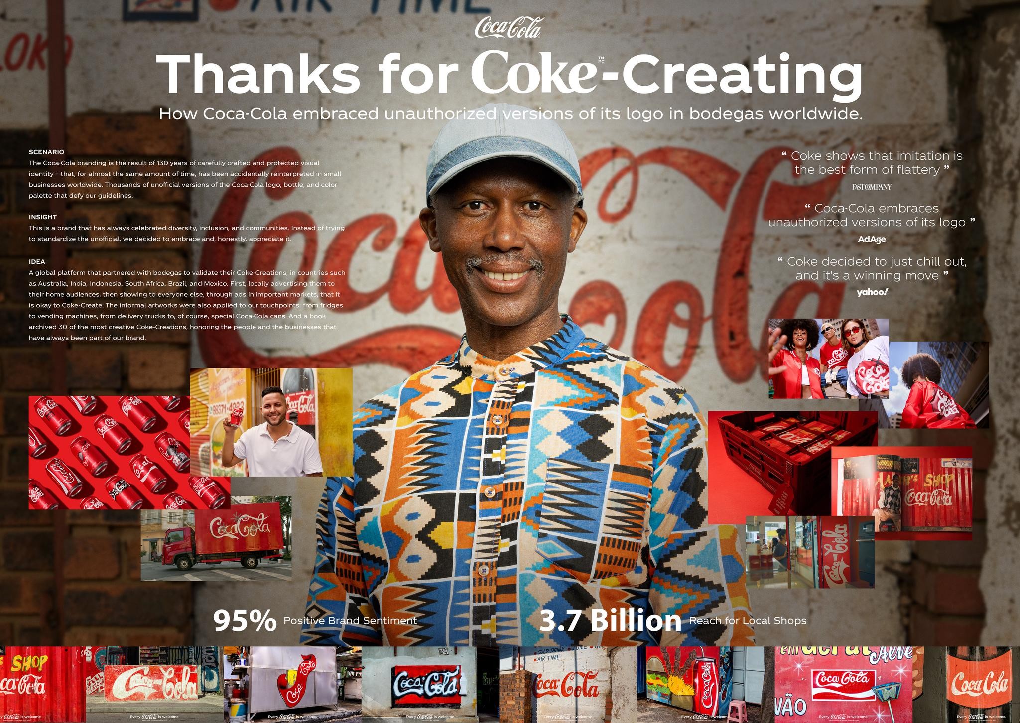 THANKS FOR COKE-CREATING