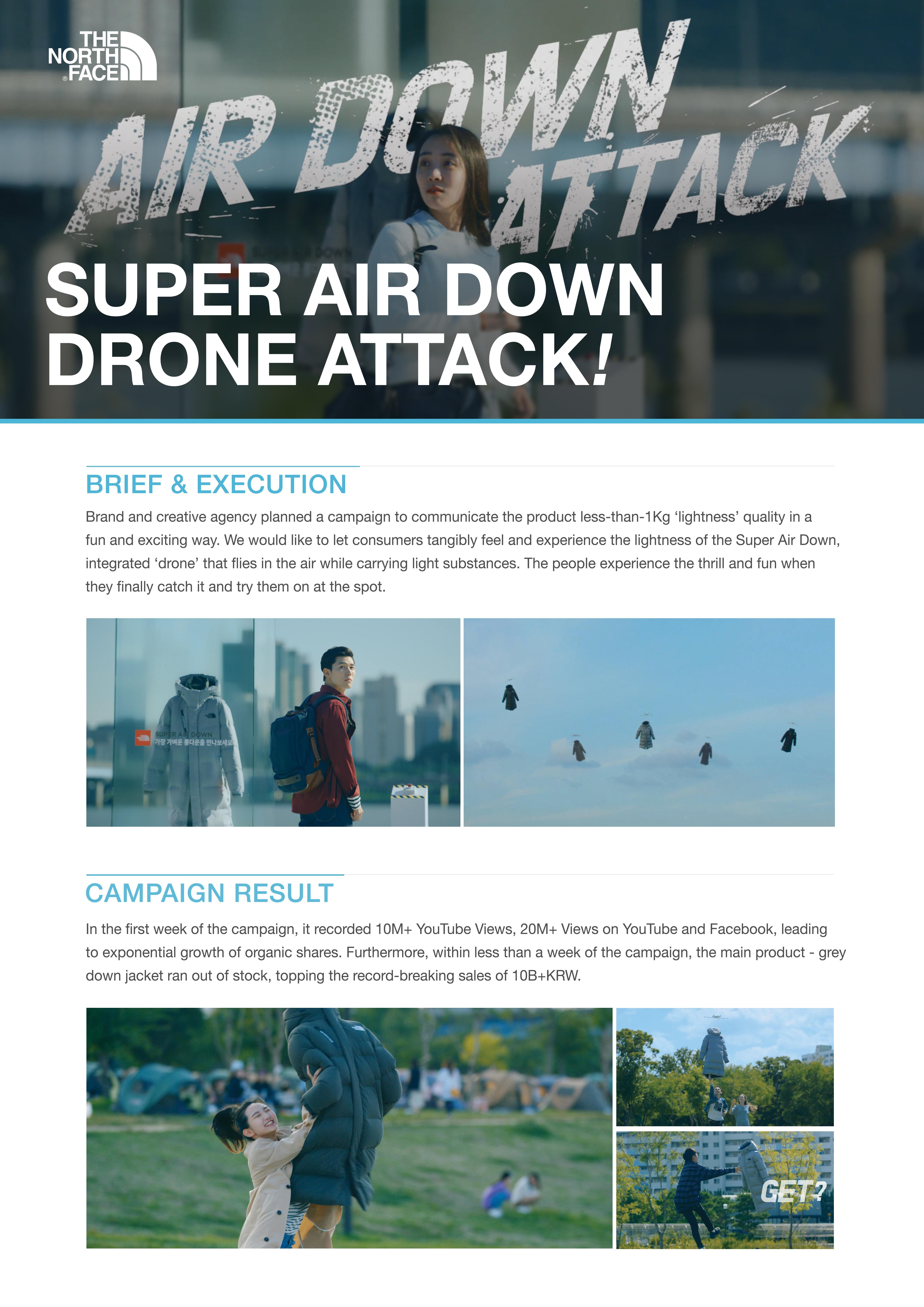 SUPER AIR DOWN DRONE ATTACK