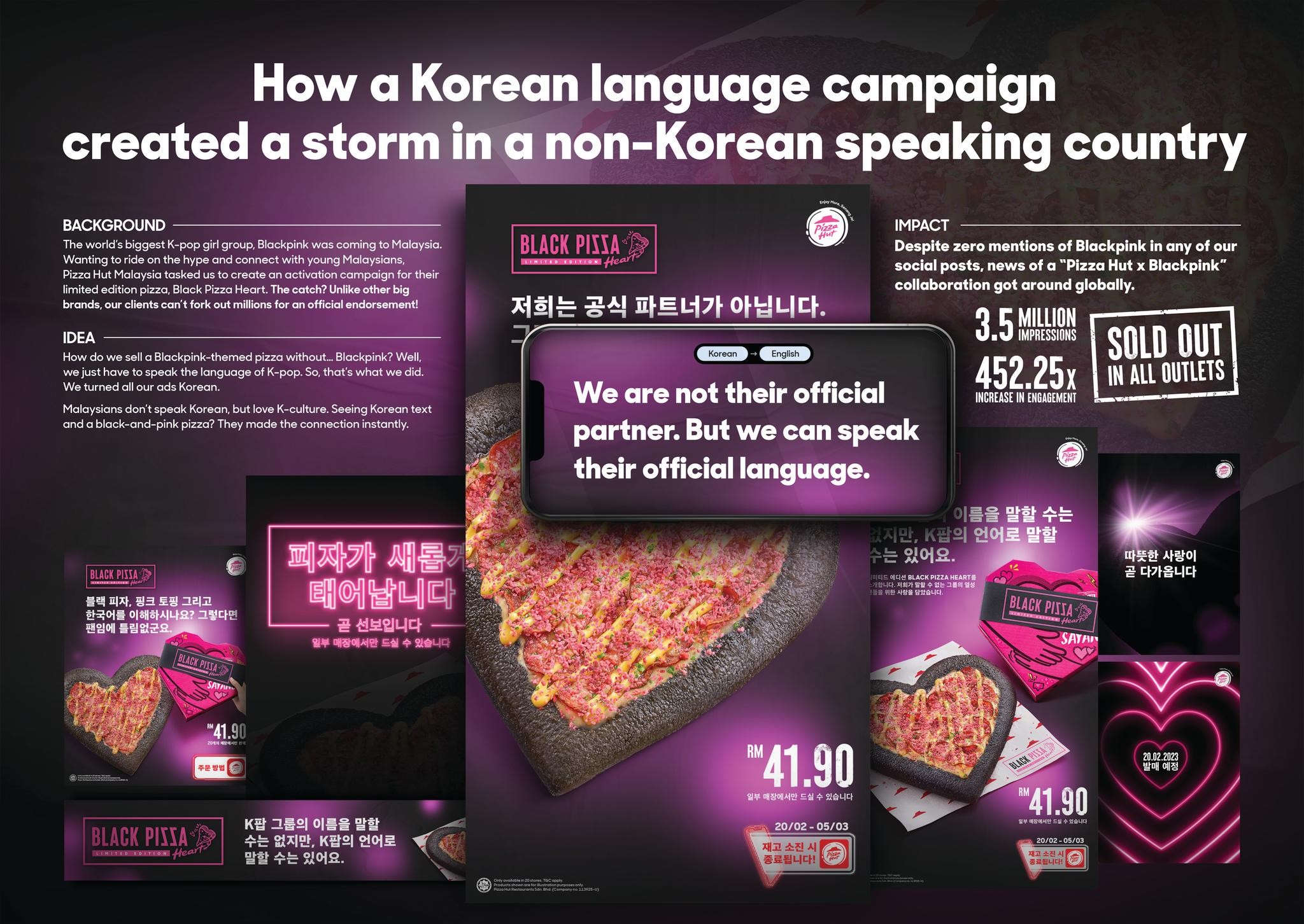 How a Korean language campaign created a storm in a non-Korean speaking country