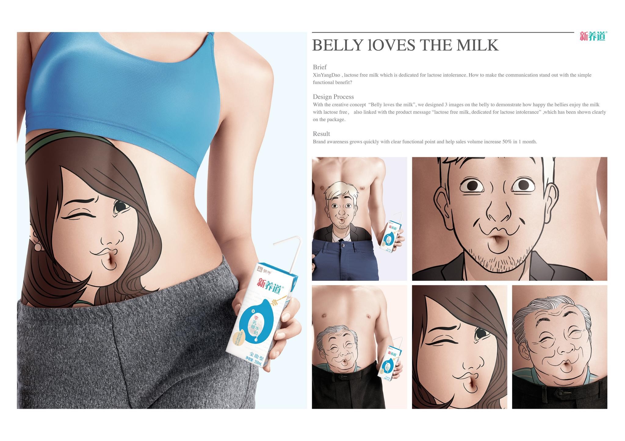 BELLY LIKES THE MILK