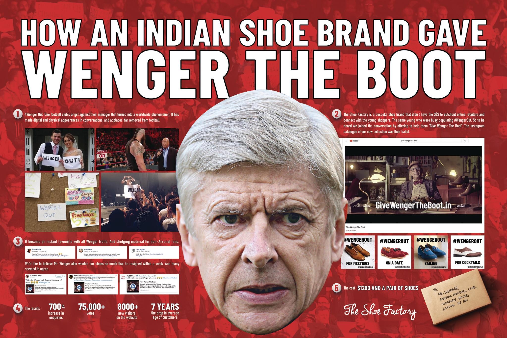 GIVE WENGER THE BOOT, Entry