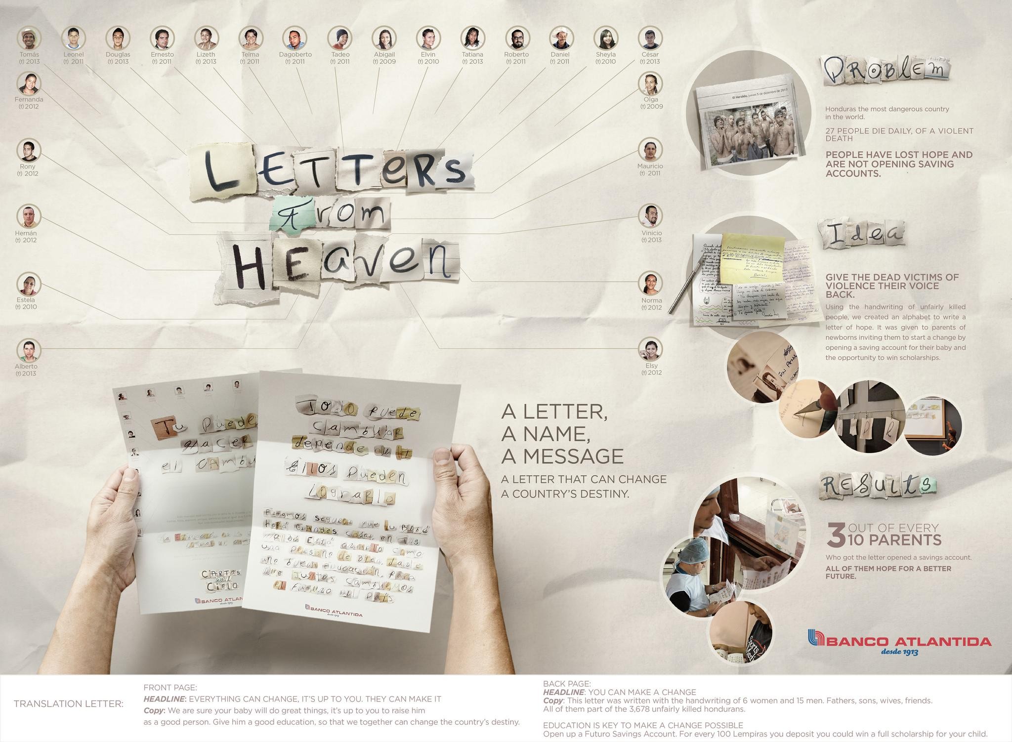 LETTERS FROM HEAVEN