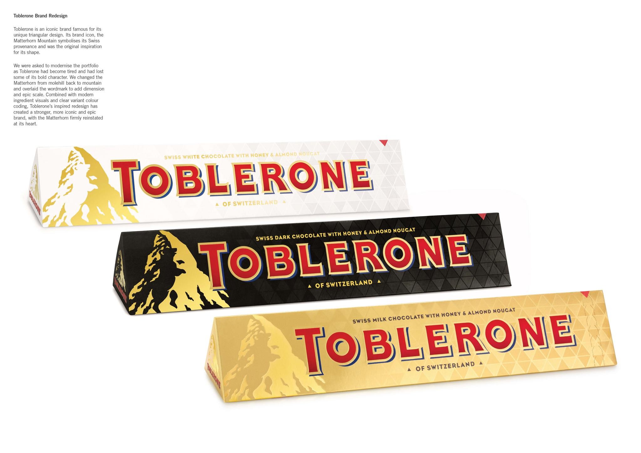 TOBLERONE REDESIGN