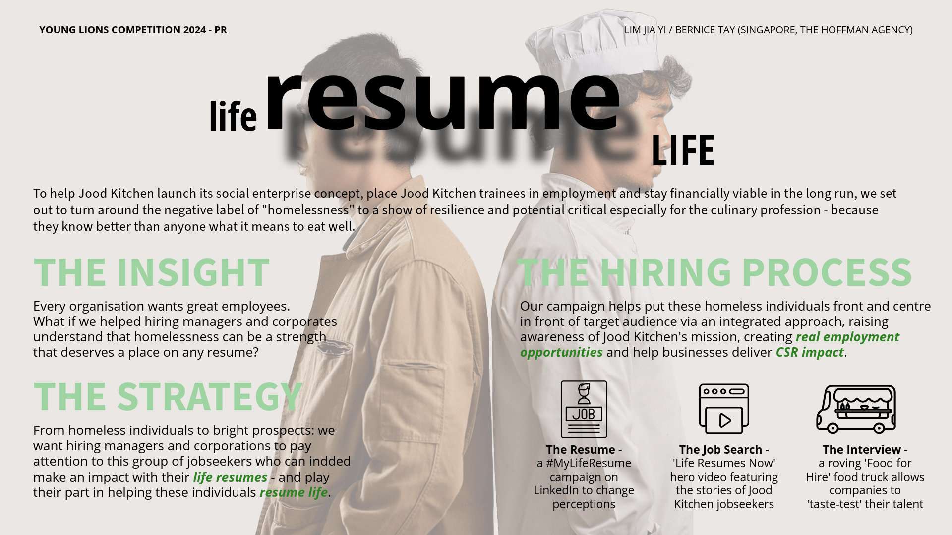 Life Resume, Resume Life