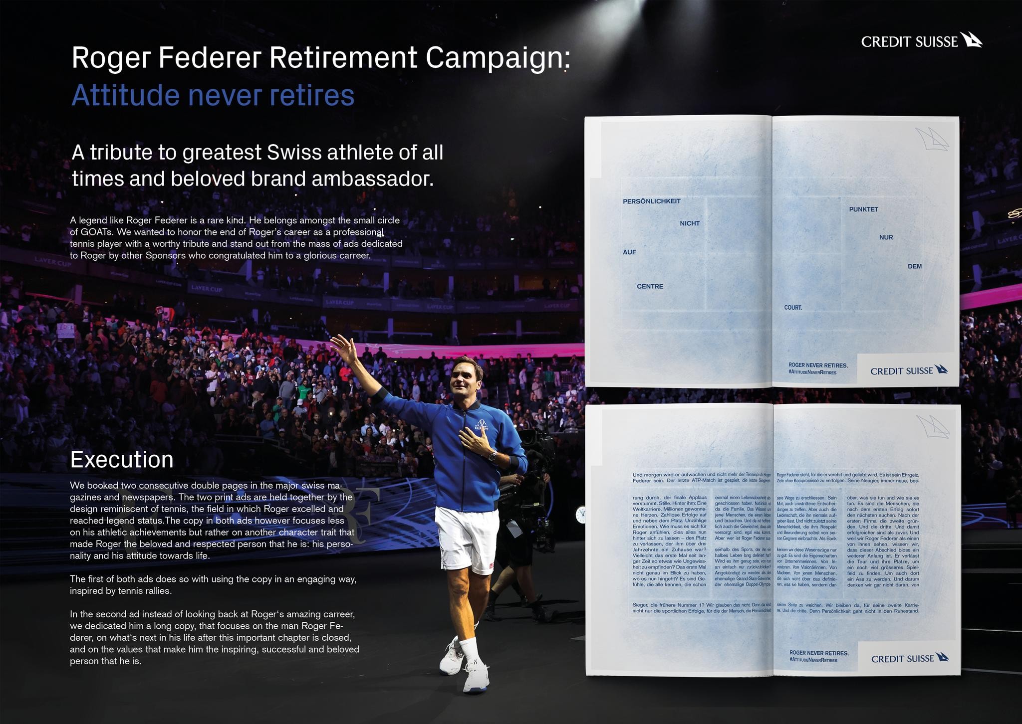 Roger Federer Retirement Campaign